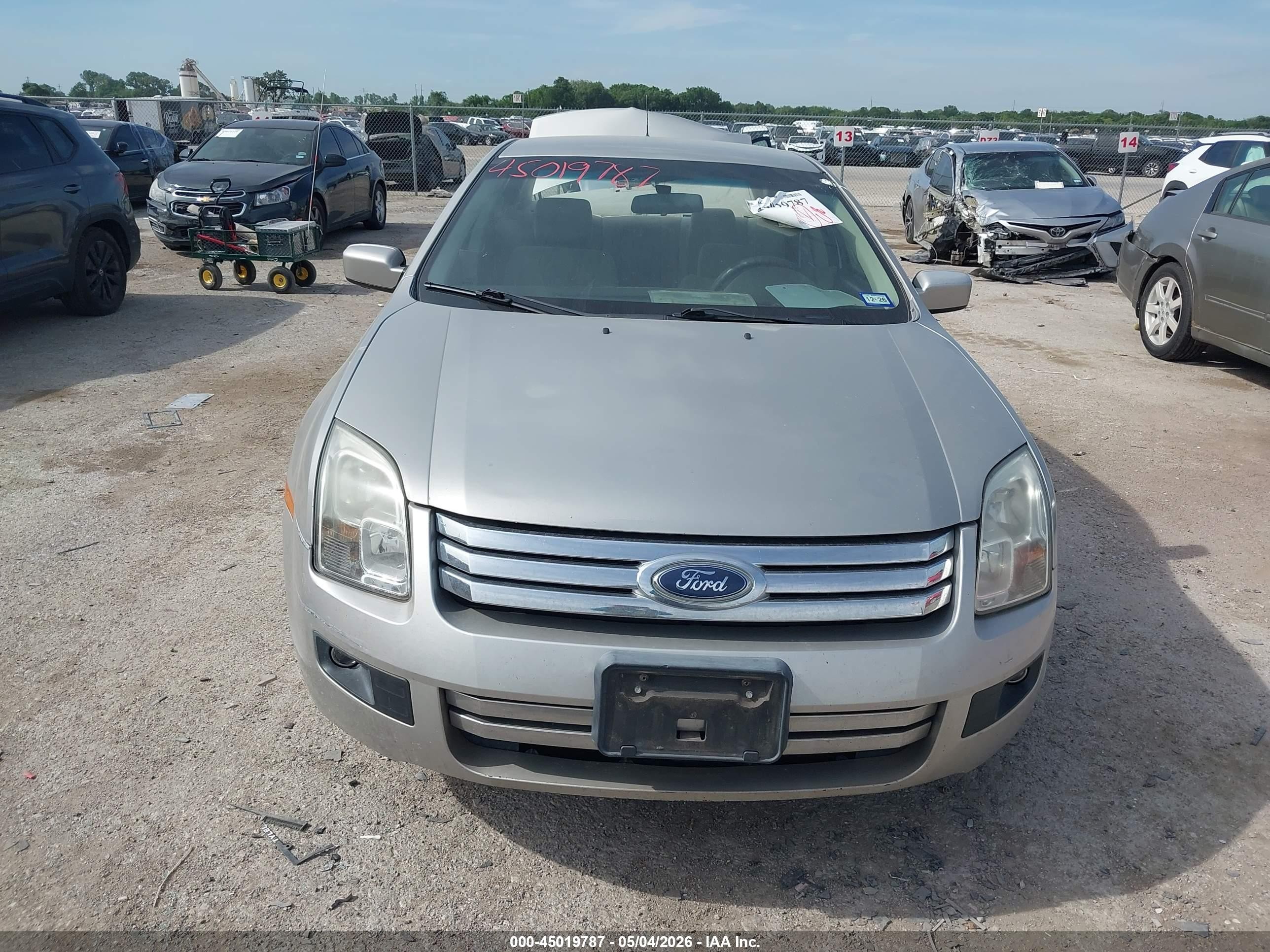 2007 Ford Fusion Se Silver vin: 3FAHP07Z87R189970