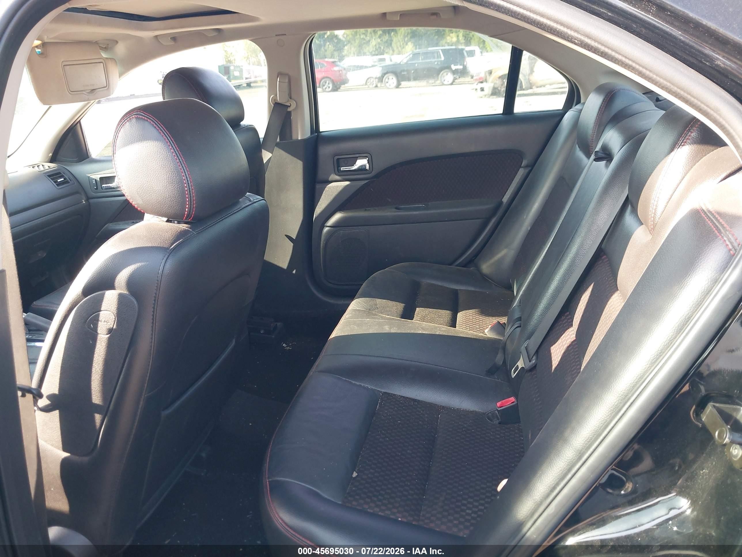 2007 Ford Fusion Se Black vin: 3FAHP07Z87R262058