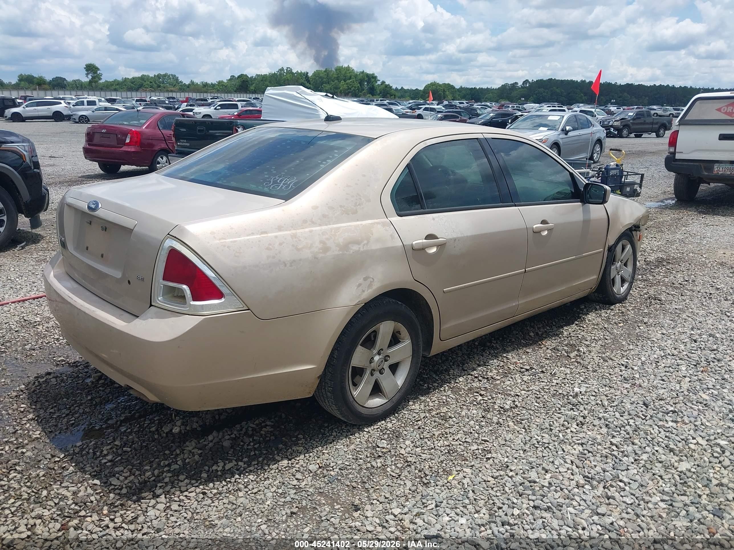 2007 Ford Fusion Se Tan vin: 3FAHP07Z87R276235