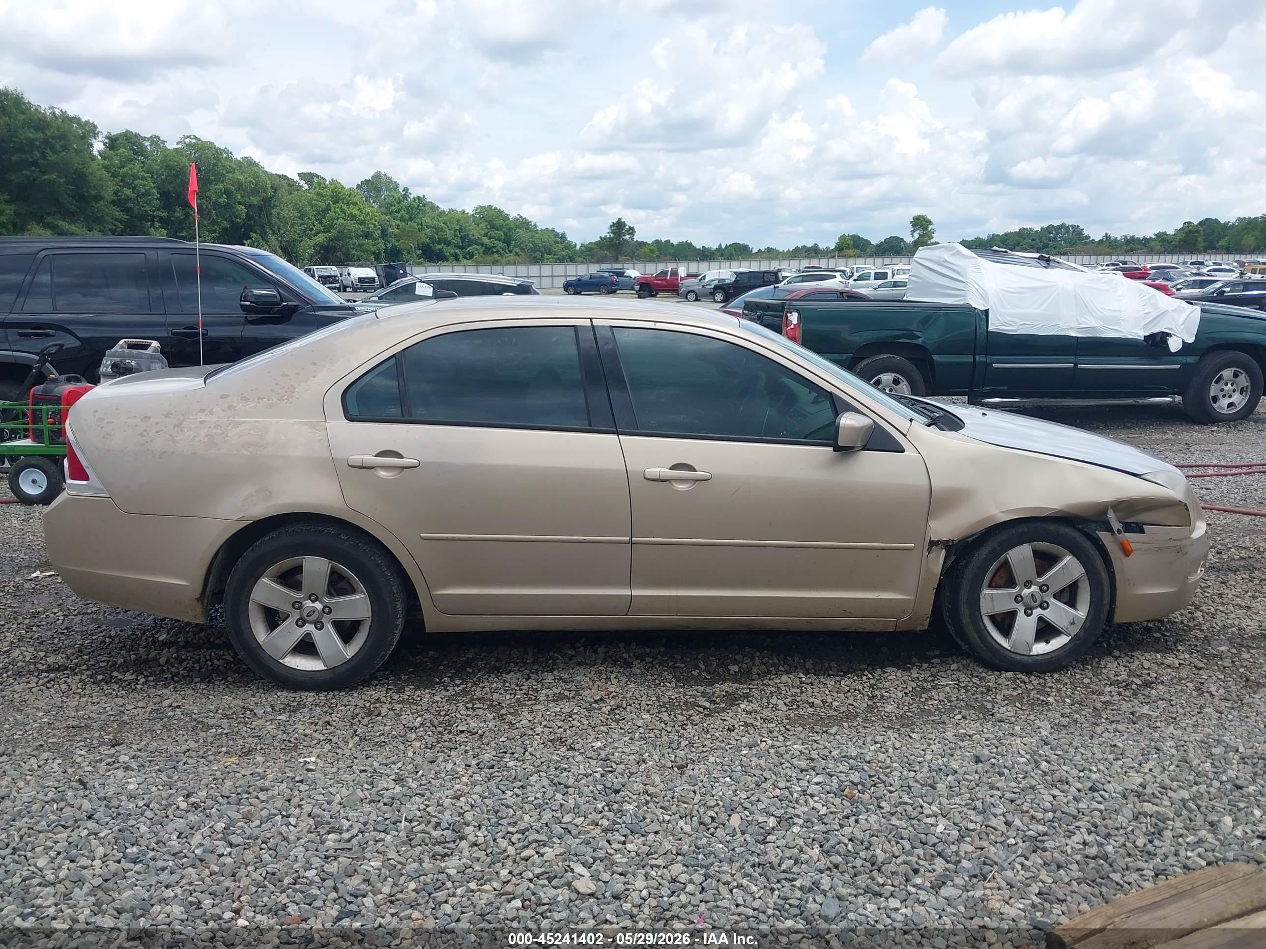 2007 Ford Fusion Se Tan vin: 3FAHP07Z87R276235
