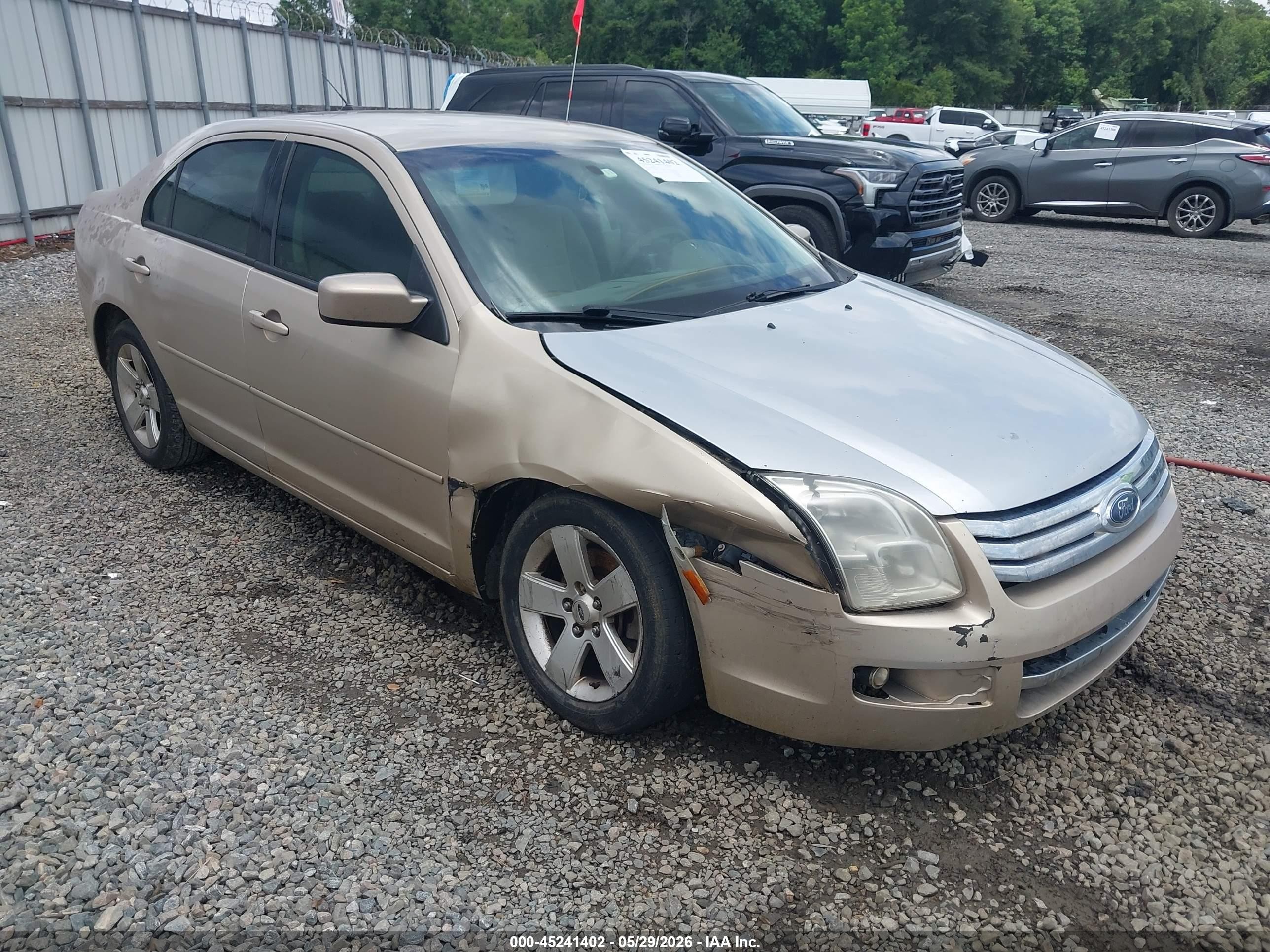 2007 Ford Fusion Se Tan vin: 3FAHP07Z87R276235