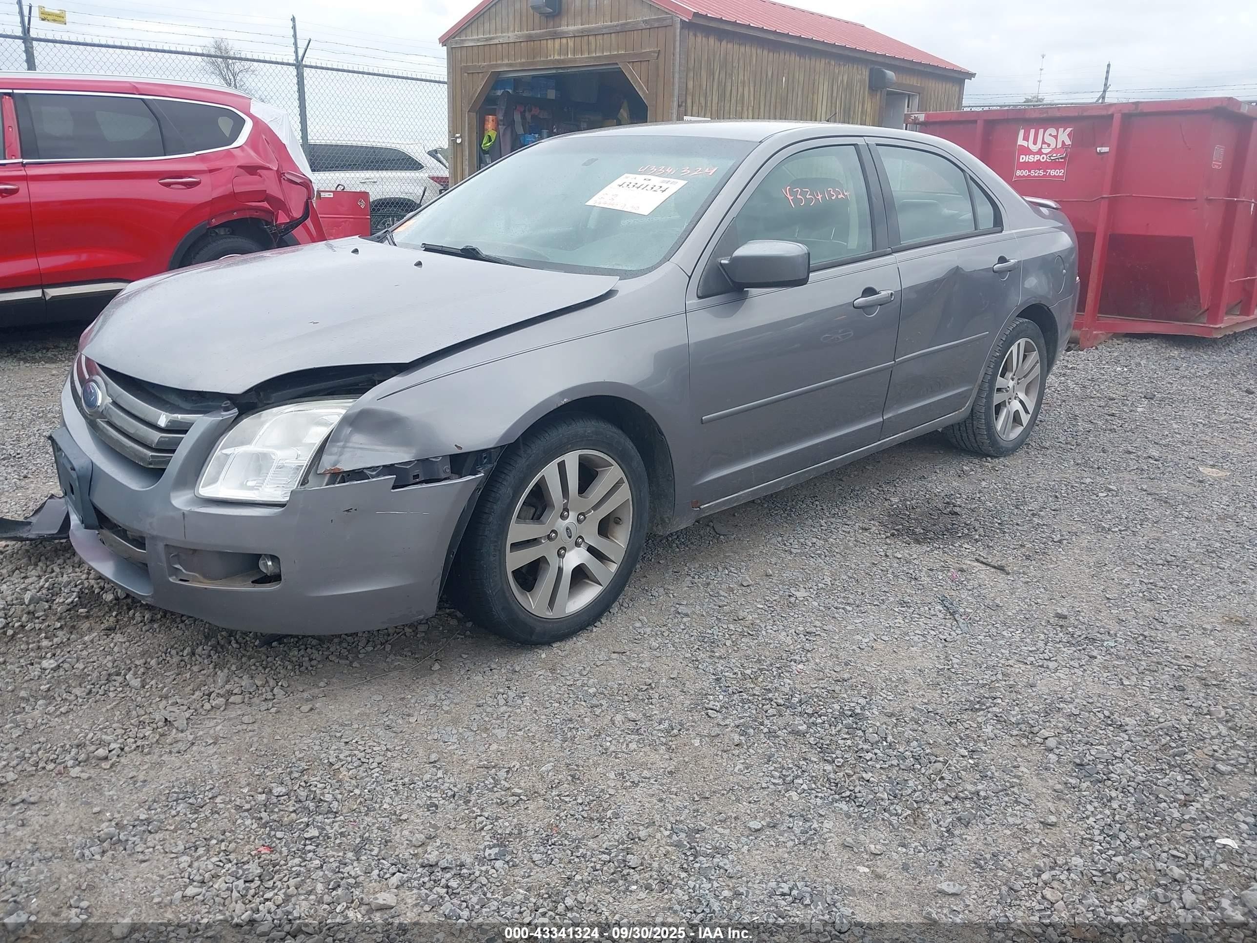 2007 Ford Fusion Se Серый vin: 3FAHP07Z87R279619