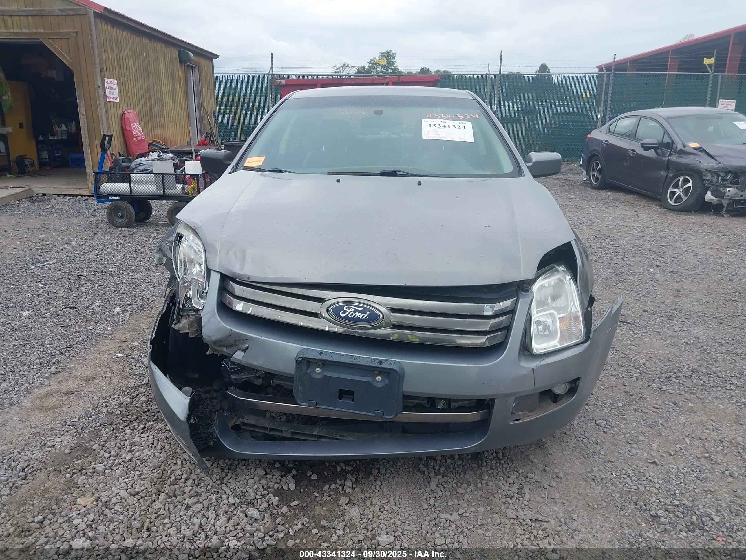 2007 Ford Fusion Se Серый vin: 3FAHP07Z87R279619