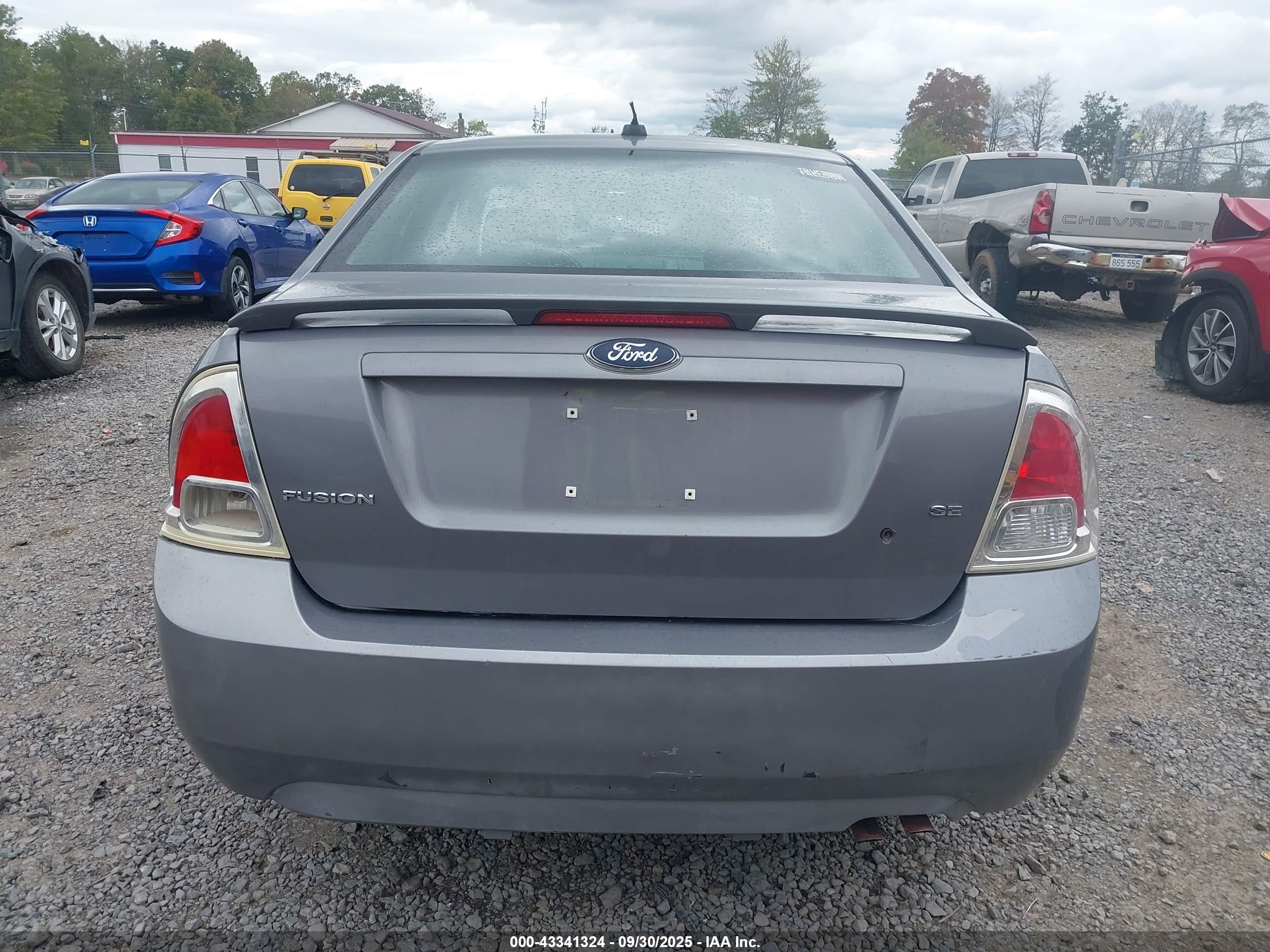 2007 Ford Fusion Se Серый vin: 3FAHP07Z87R279619
