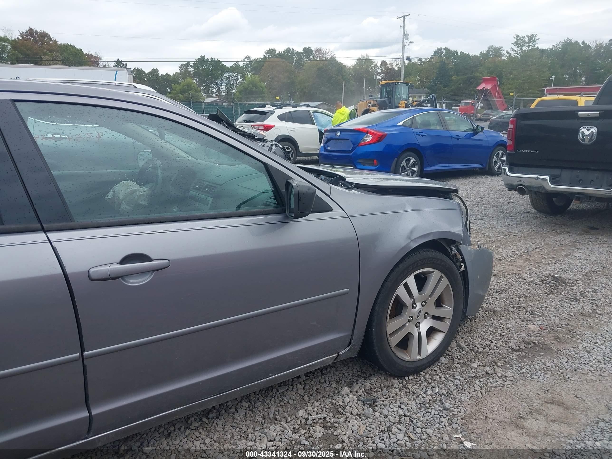 2007 Ford Fusion Se Серый vin: 3FAHP07Z87R279619