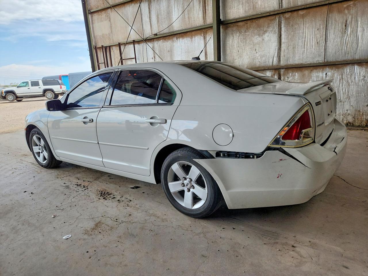 2008 Ford Fusion Se White vin: 3FAHP07Z88R107141