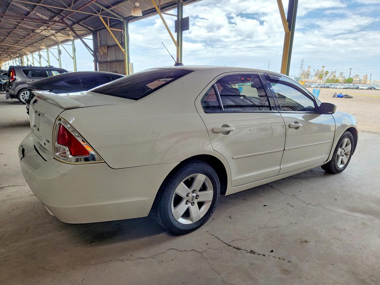 2008 Ford Fusion Se White vin: 3FAHP07Z88R107141