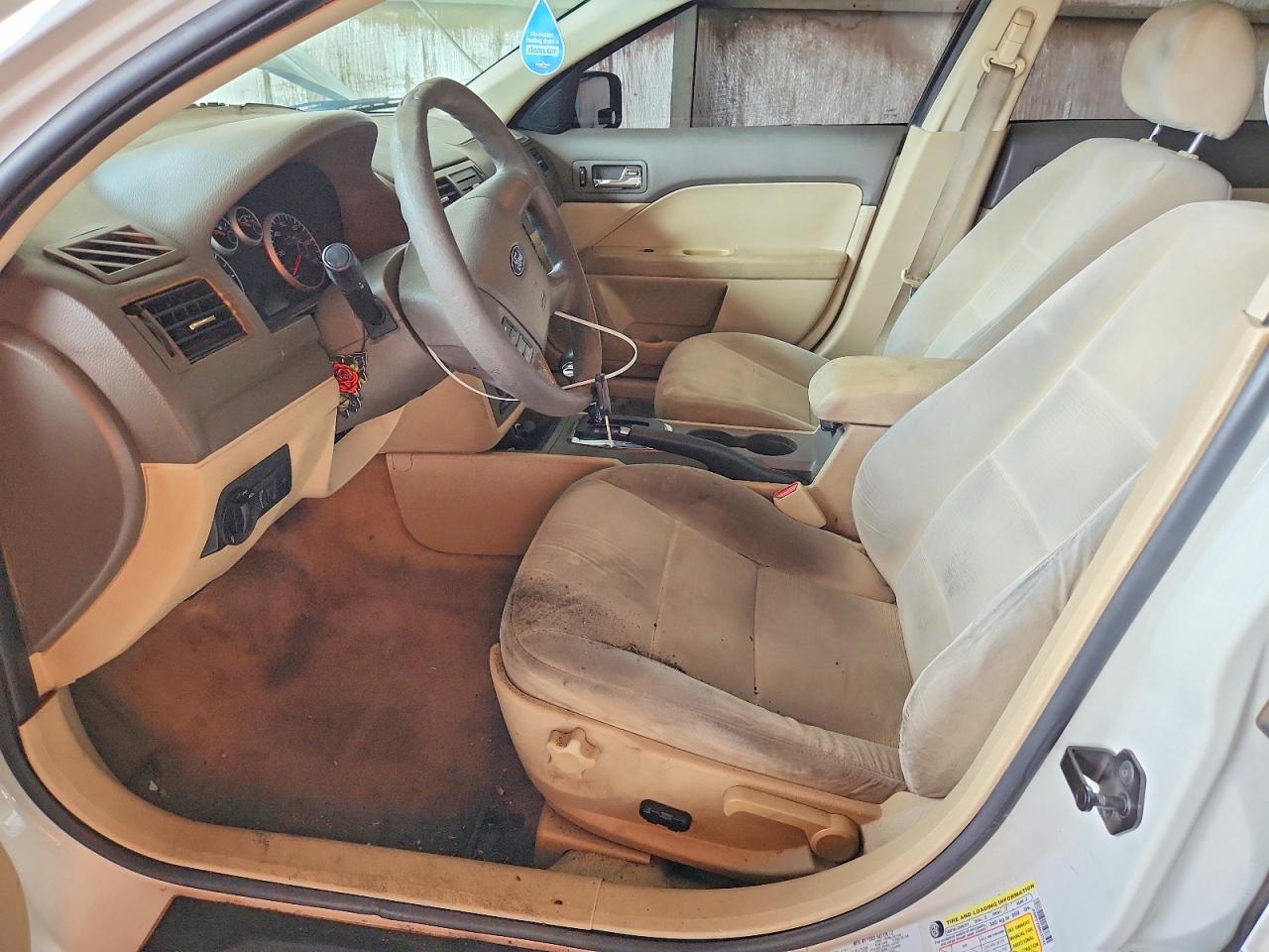2008 Ford Fusion Se White vin: 3FAHP07Z88R107141