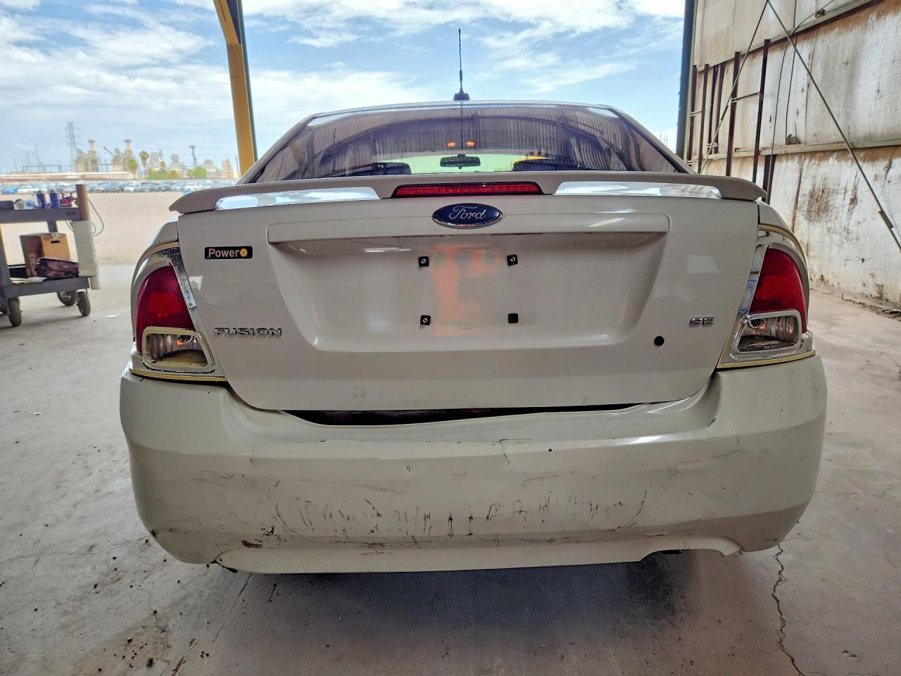 2008 Ford Fusion Se White vin: 3FAHP07Z88R107141