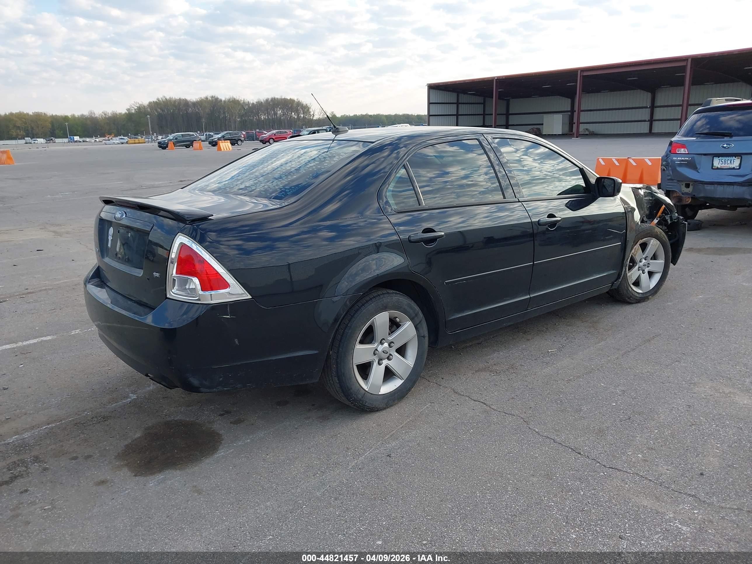 2008 Ford Fusion Se Black vin: 3FAHP07Z88R194989