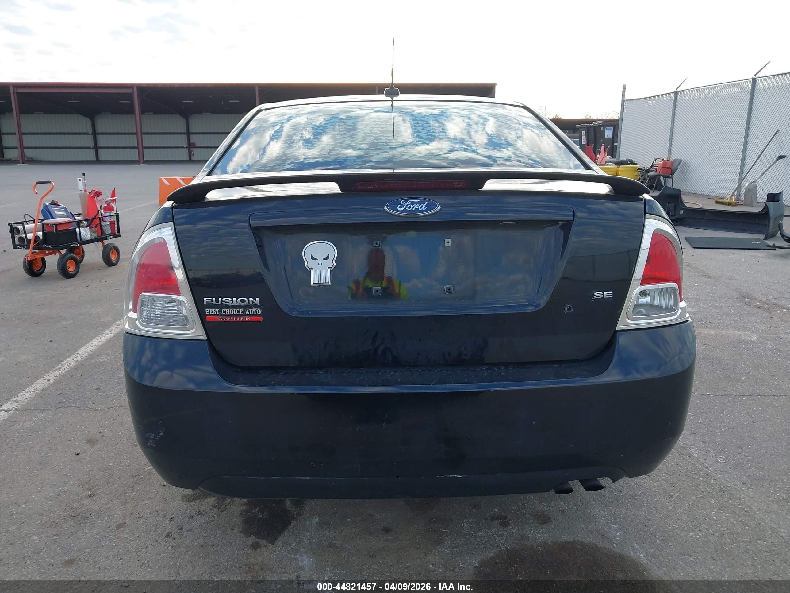 2008 Ford Fusion Se Black vin: 3FAHP07Z88R194989