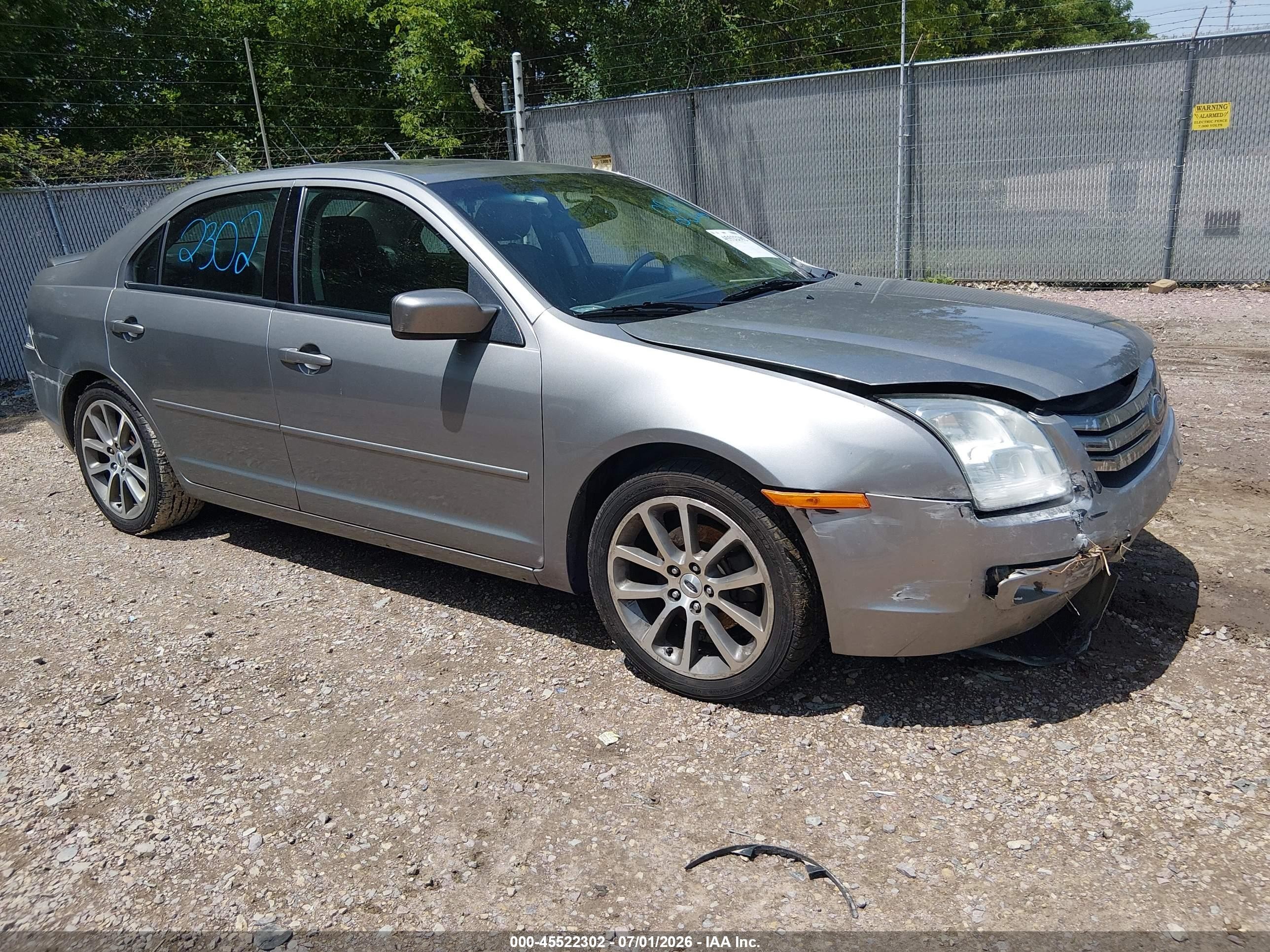 2008 Ford Fusion Se Silver vin: 3FAHP07Z88R236237