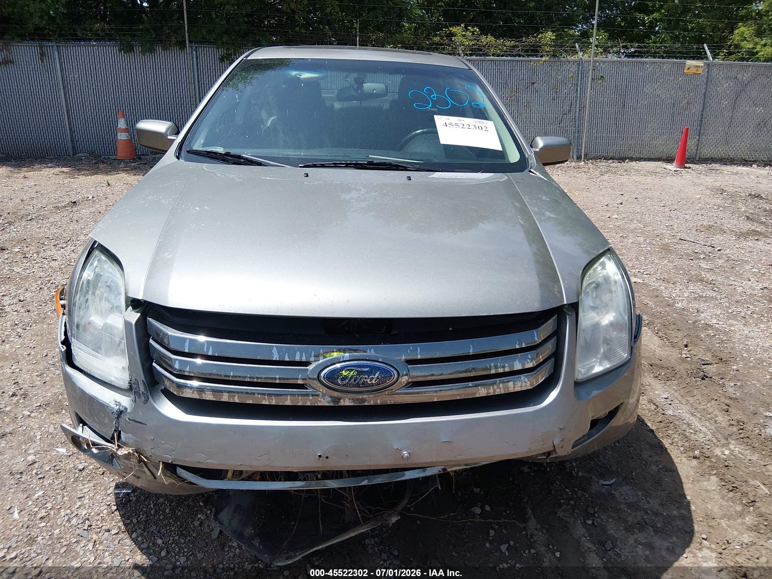 2008 Ford Fusion Se Silver vin: 3FAHP07Z88R236237