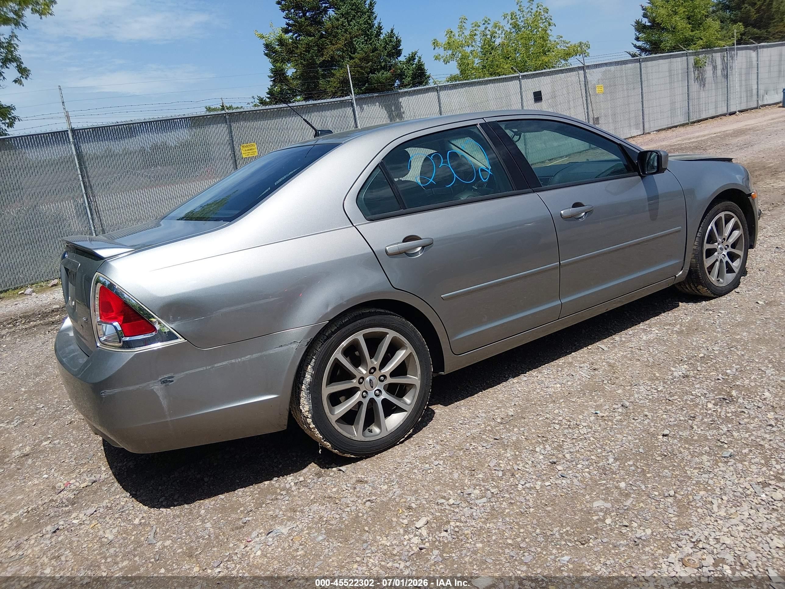 2008 Ford Fusion Se Silver vin: 3FAHP07Z88R236237