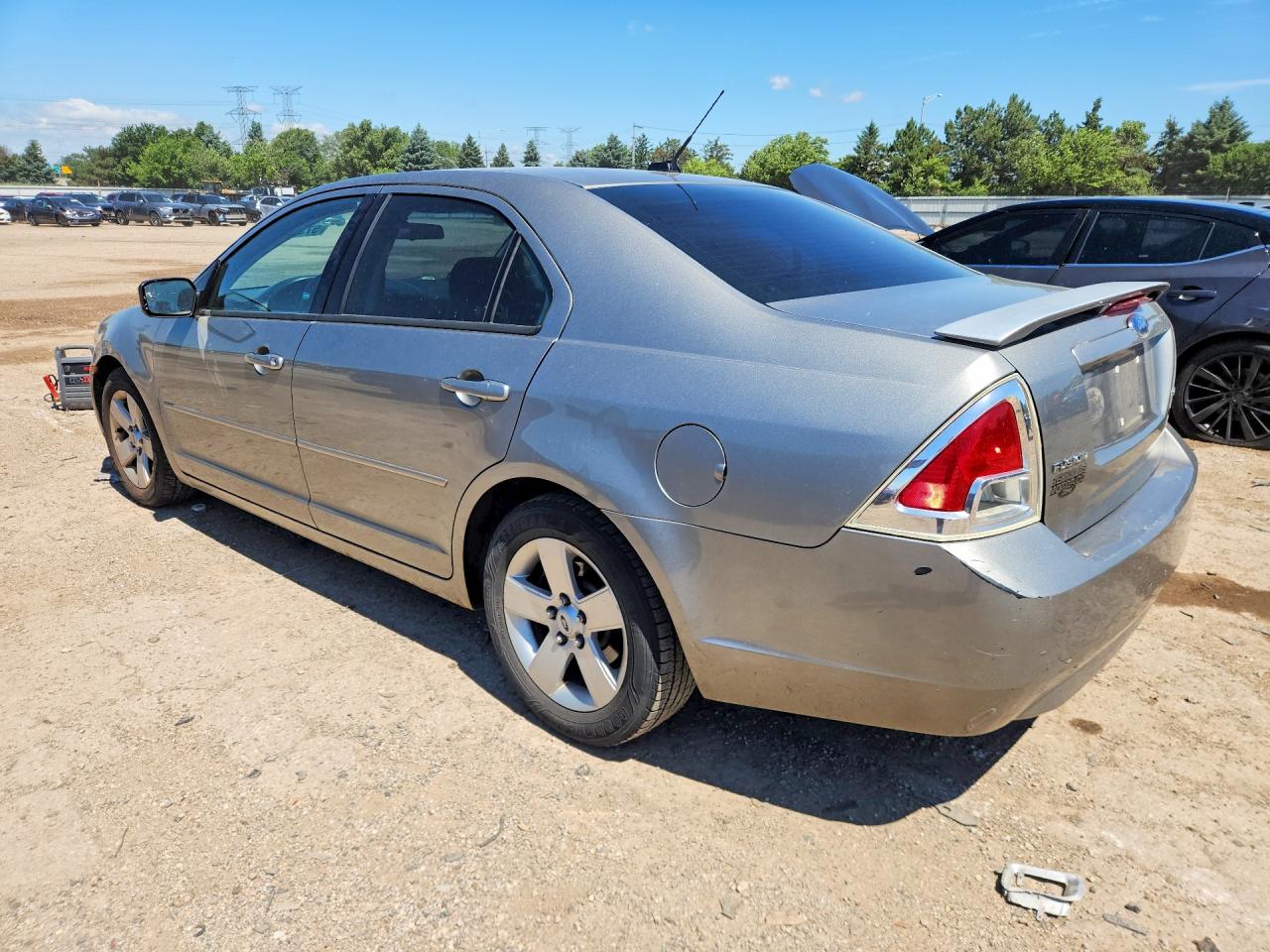 2008 Ford Fusion Se Silver vin: 3FAHP07Z88R272946