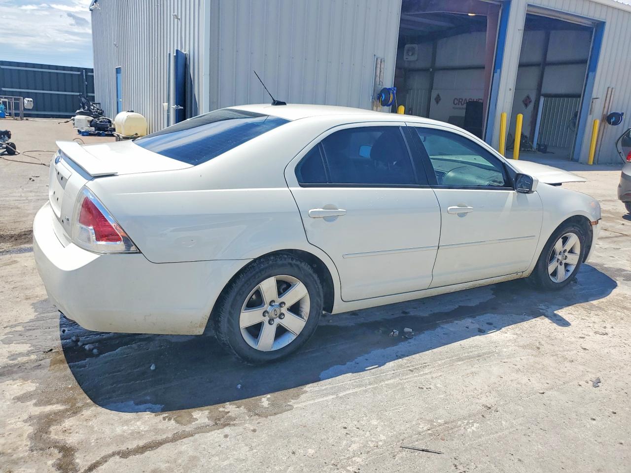 2009 Ford Fusion Белый vin: 3FAHP07Z89R125043