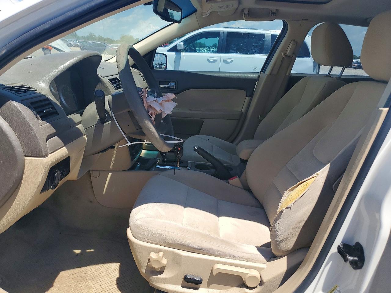 2009 Ford Fusion Белый vin: 3FAHP07Z89R125043