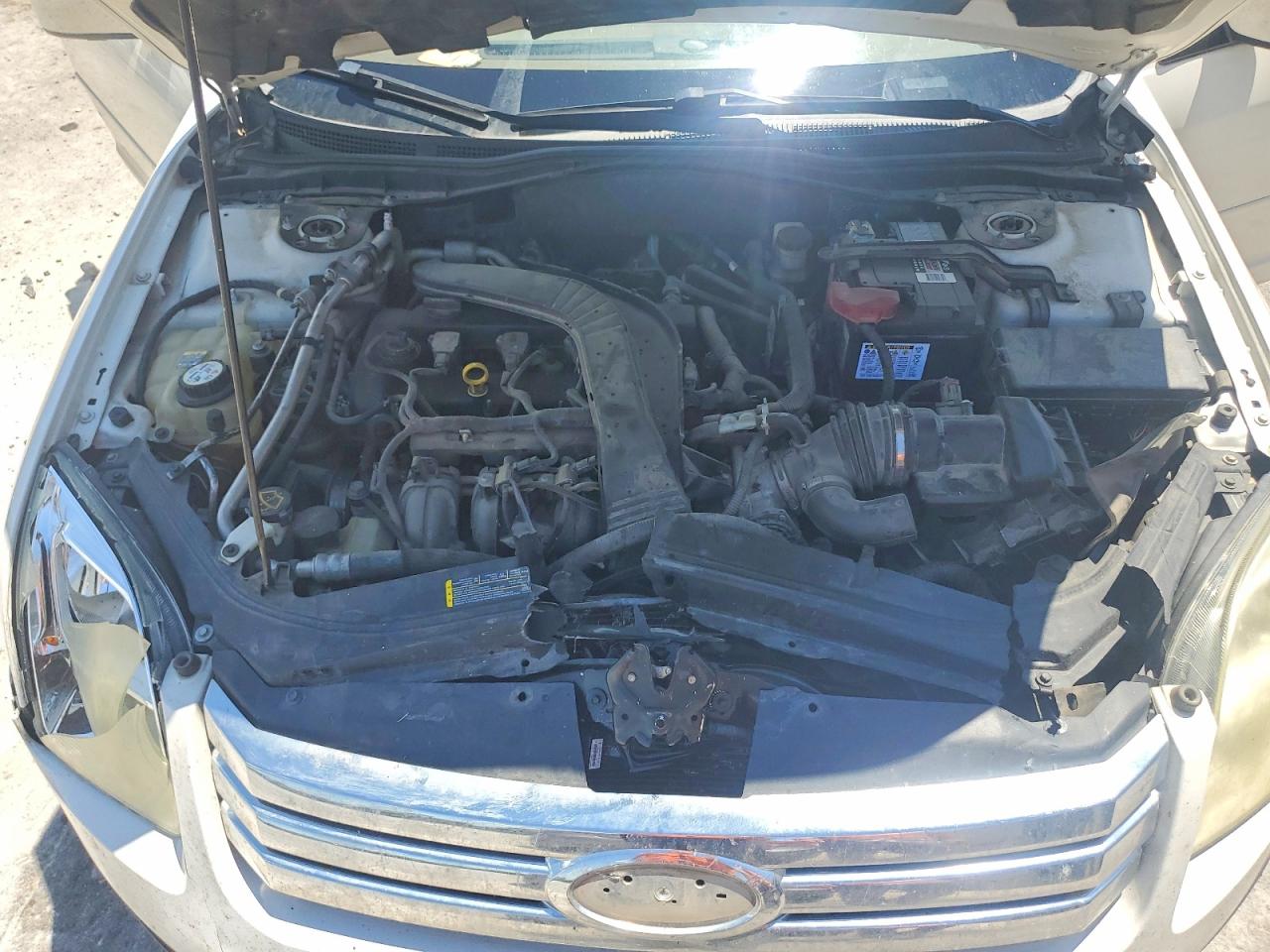 2009 Ford Fusion Белый vin: 3FAHP07Z89R125043
