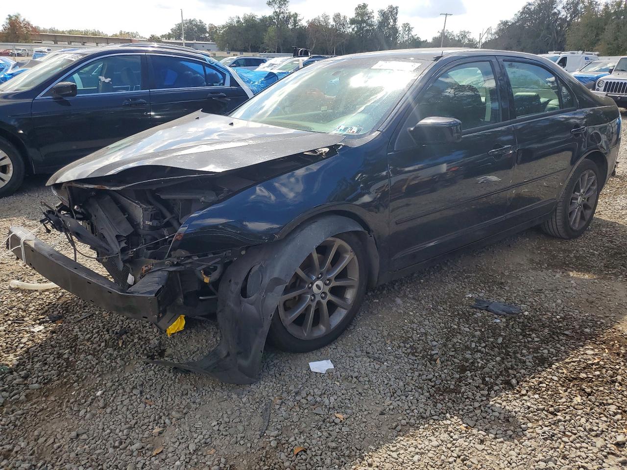 2009 Ford Fusion Se Black vin: 3FAHP07Z89R147379