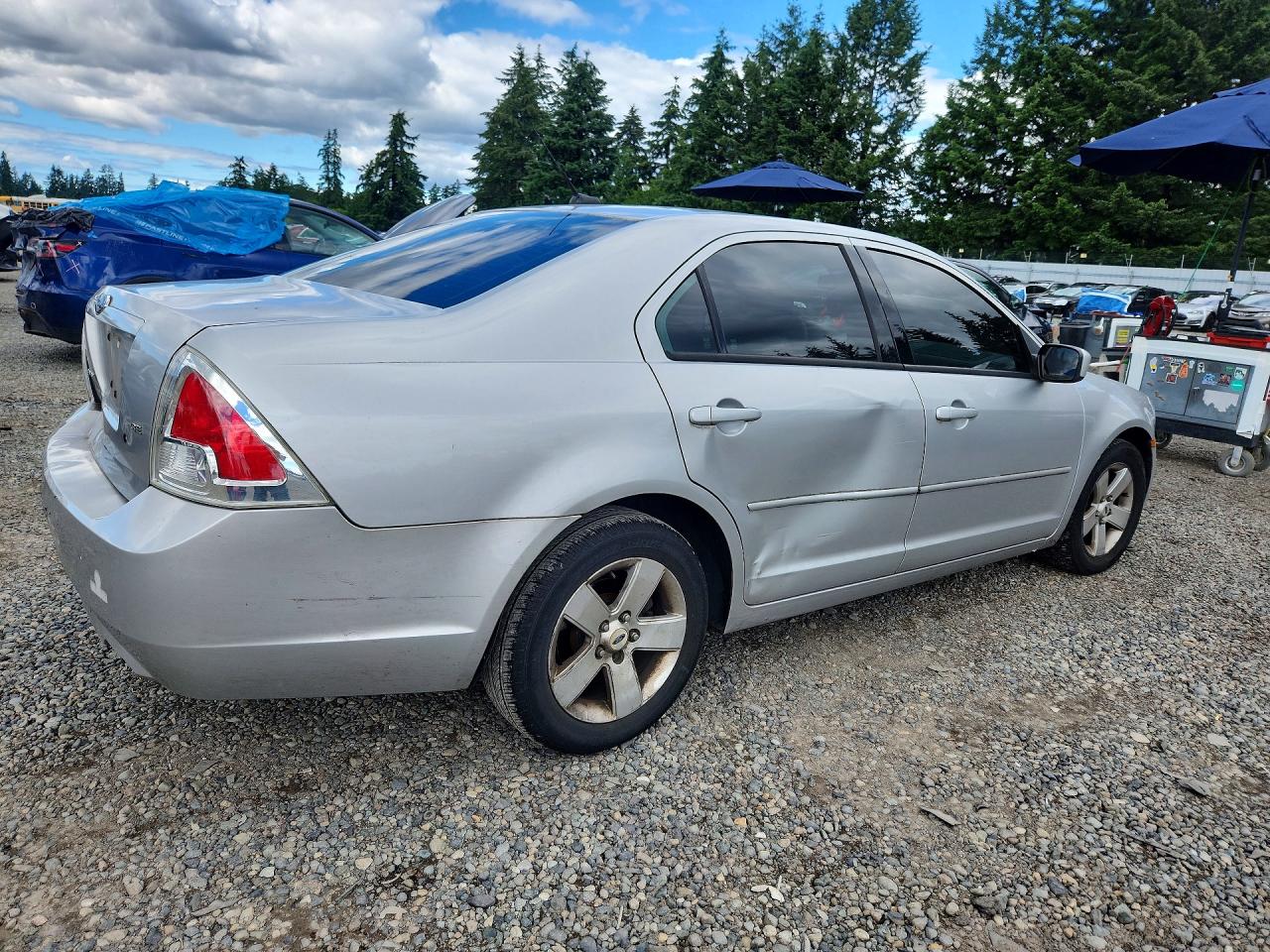 2009 Ford Fusion Se Silver vin: 3FAHP07Z89R182326