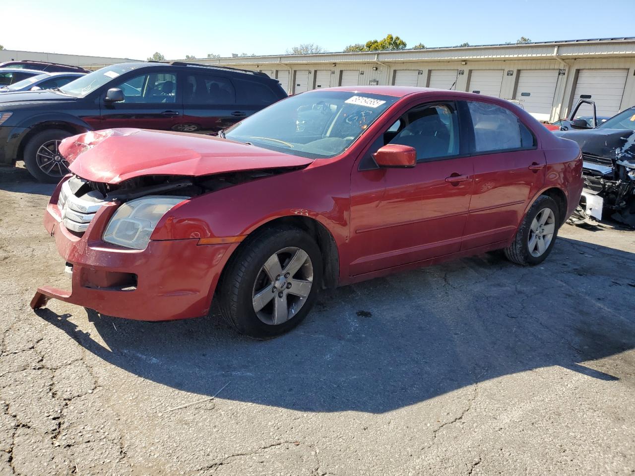 2009 Ford Fusion Se Red vin: 3FAHP07Z89R189597