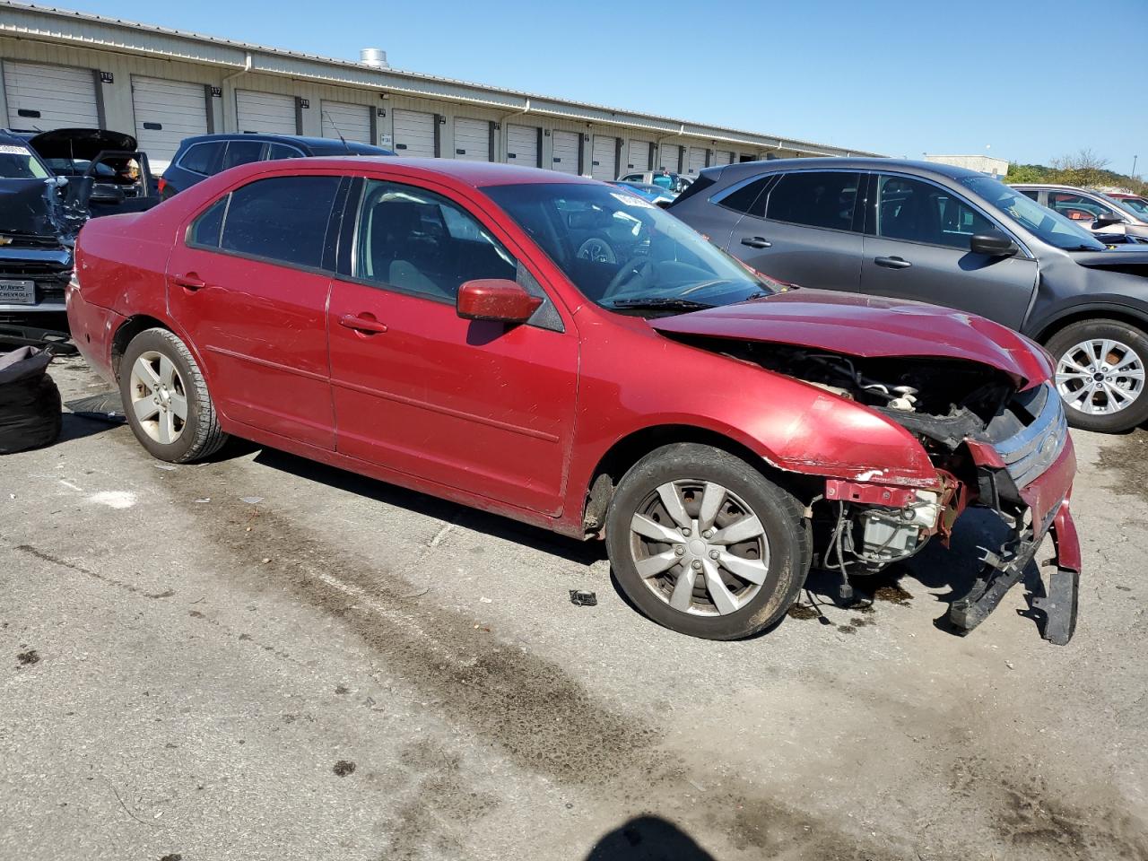 2009 Ford Fusion Se Red vin: 3FAHP07Z89R189597