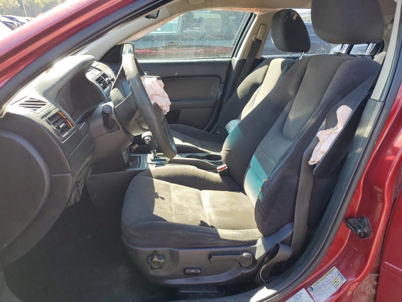 2009 Ford Fusion Se Red vin: 3FAHP07Z89R189597