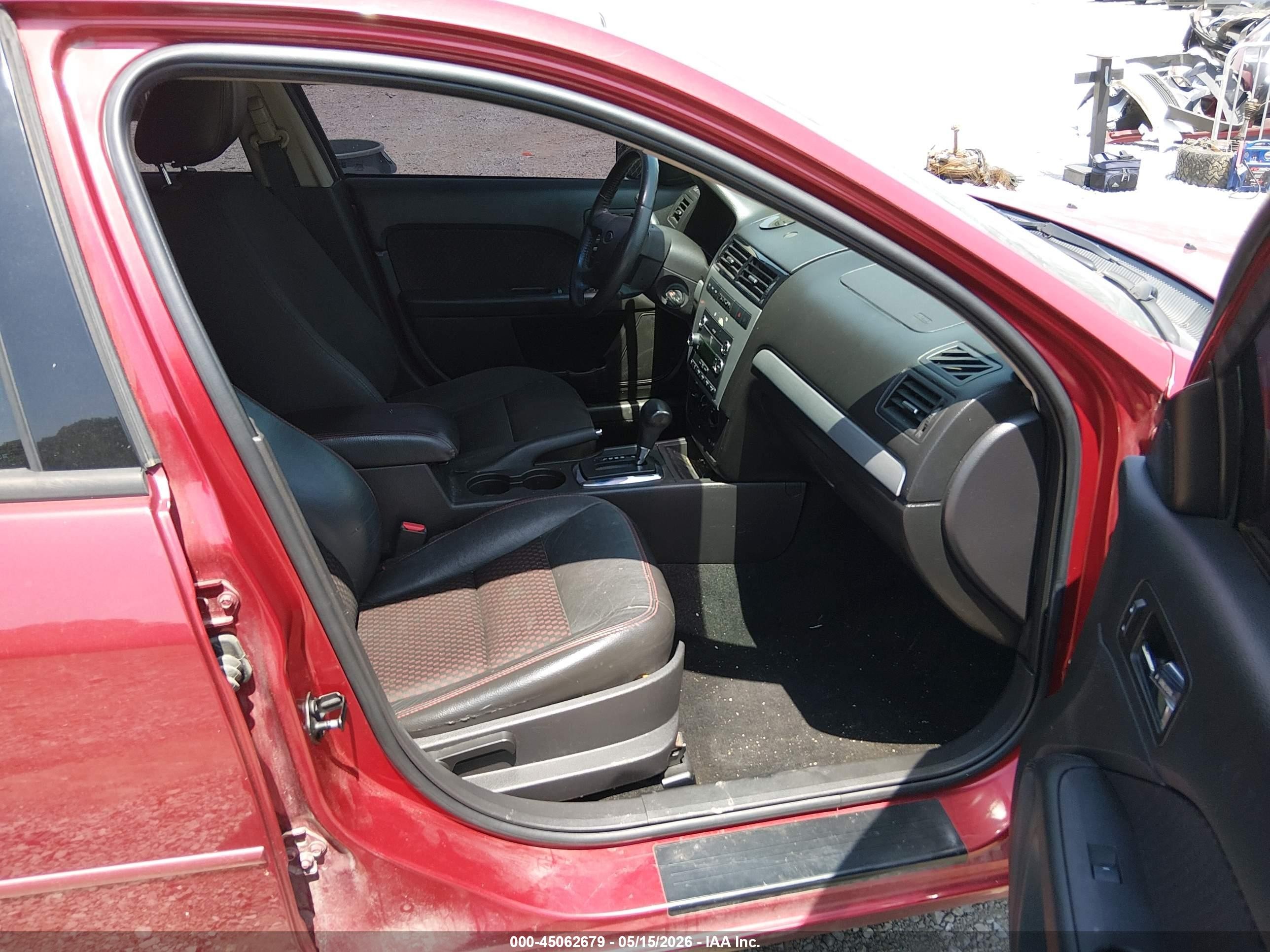 2009 Ford Fusion Se Red vin: 3FAHP07Z89R192791