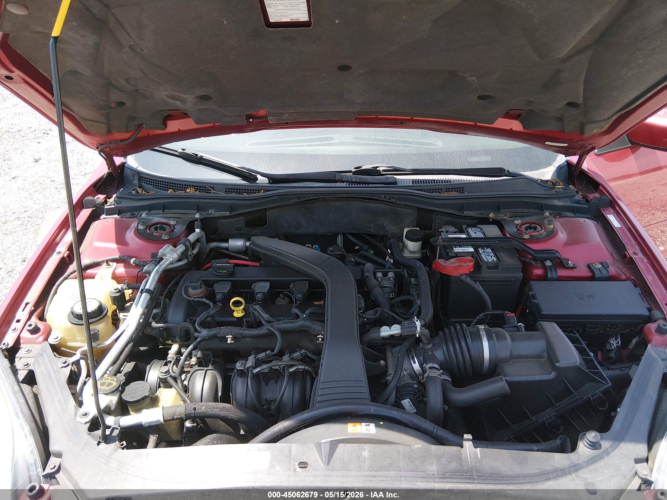 2009 Ford Fusion Se Red vin: 3FAHP07Z89R192791