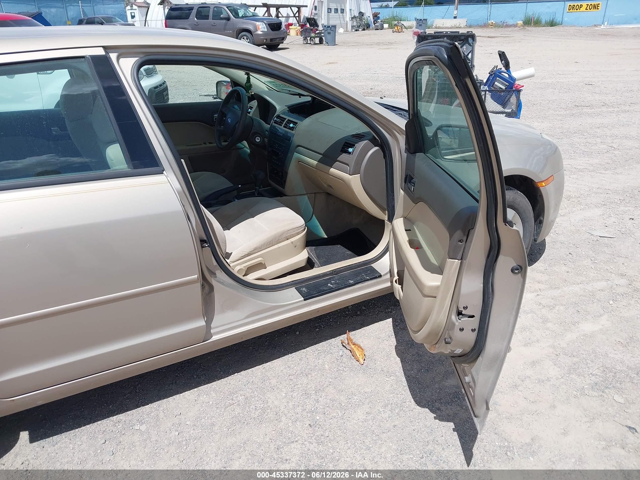 2006 Ford Fusion Se Gold vin: 3FAHP07Z96R206600