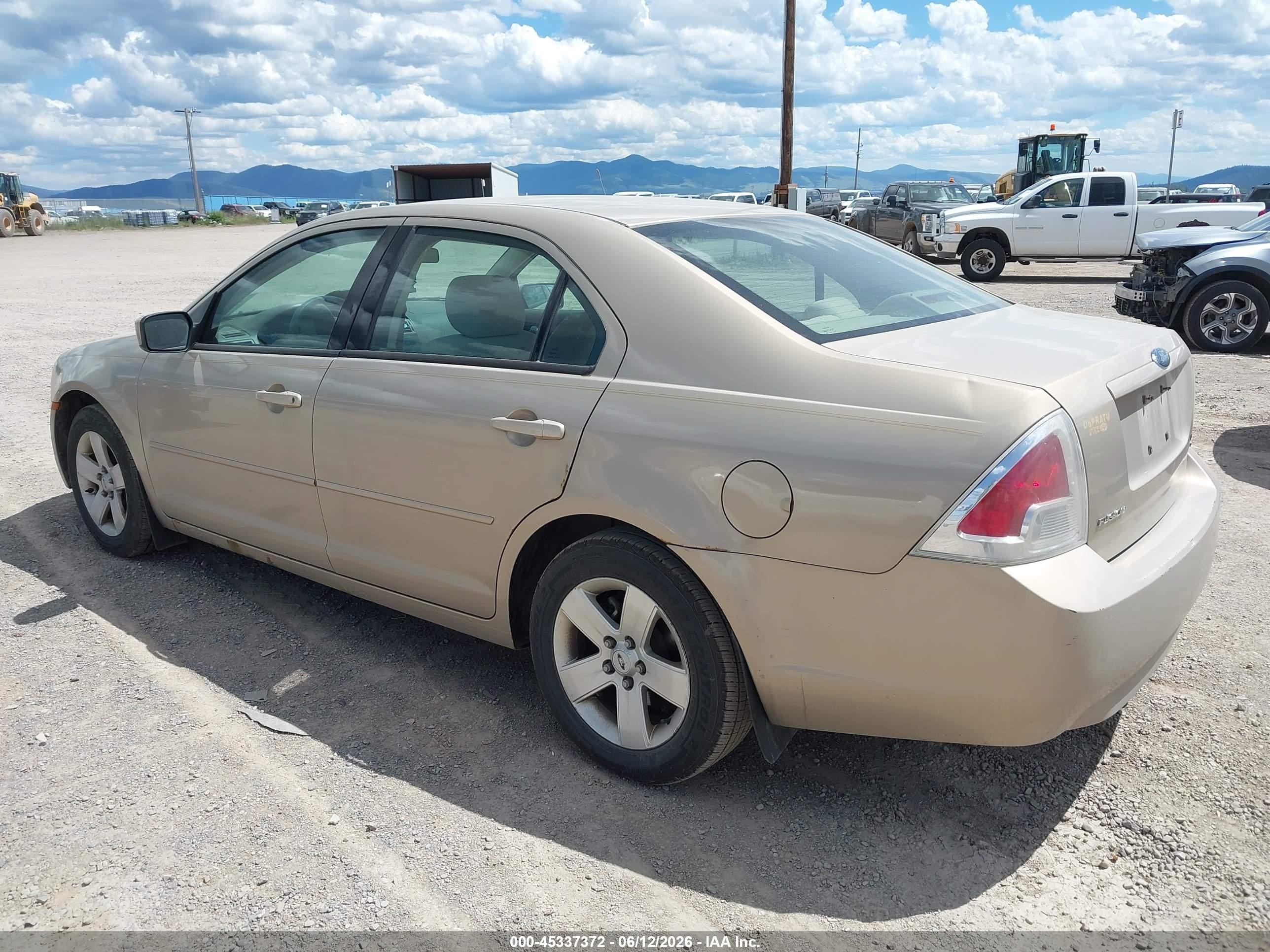 2006 Ford Fusion Se Gold vin: 3FAHP07Z96R206600