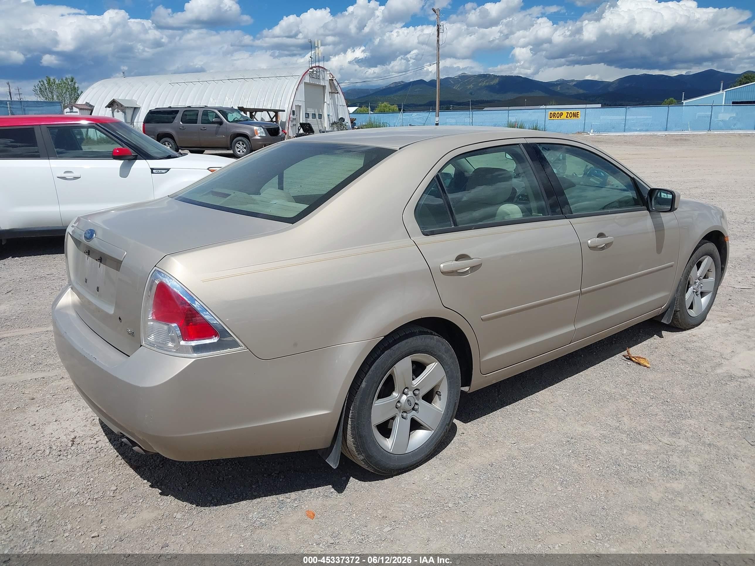 2006 Ford Fusion Se Gold vin: 3FAHP07Z96R206600