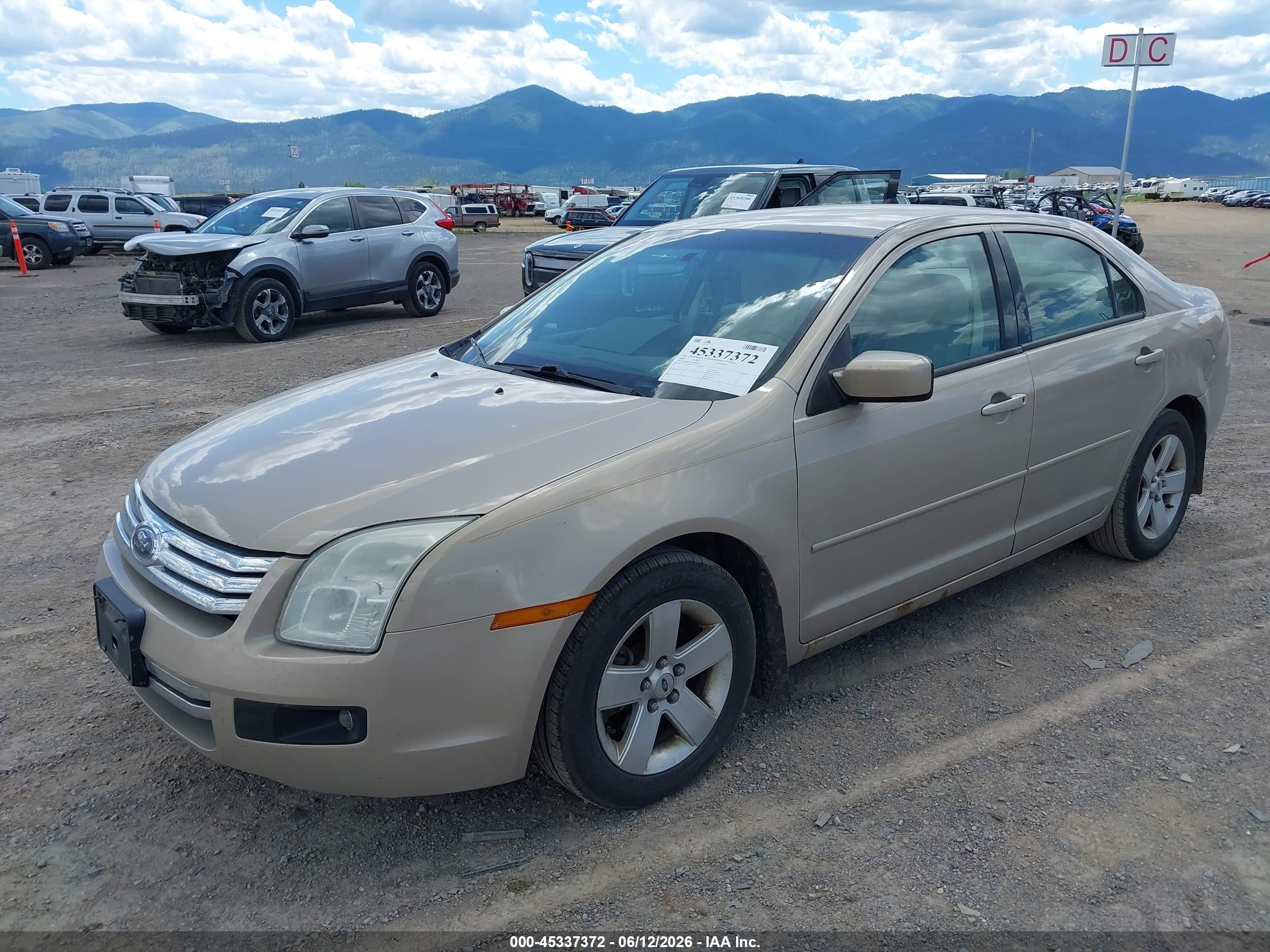 2006 Ford Fusion Se Gold vin: 3FAHP07Z96R206600