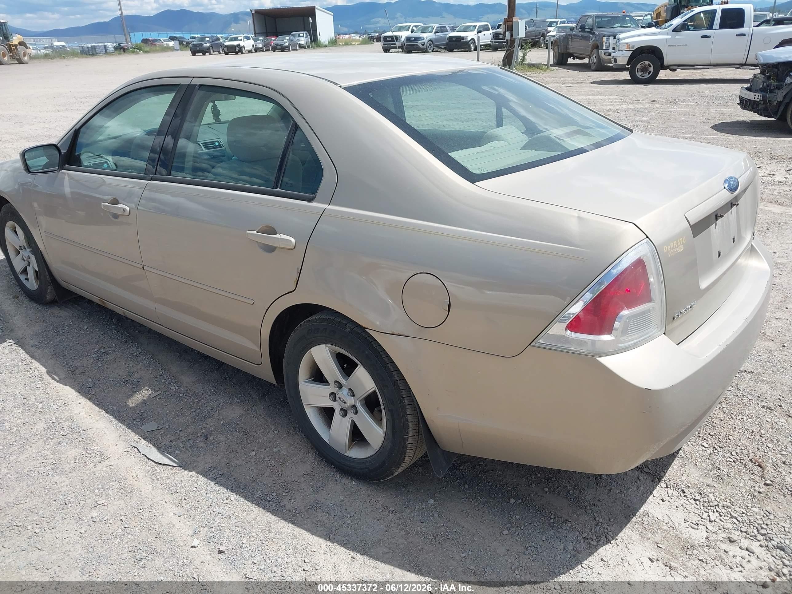 2006 Ford Fusion Se Gold vin: 3FAHP07Z96R206600