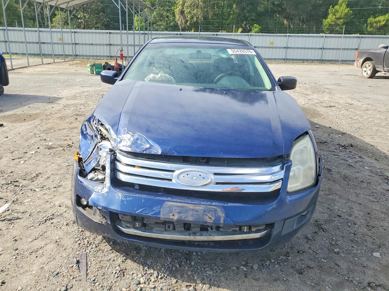 2007 Ford Fusion Se Blue vin: 3FAHP07Z97R211314