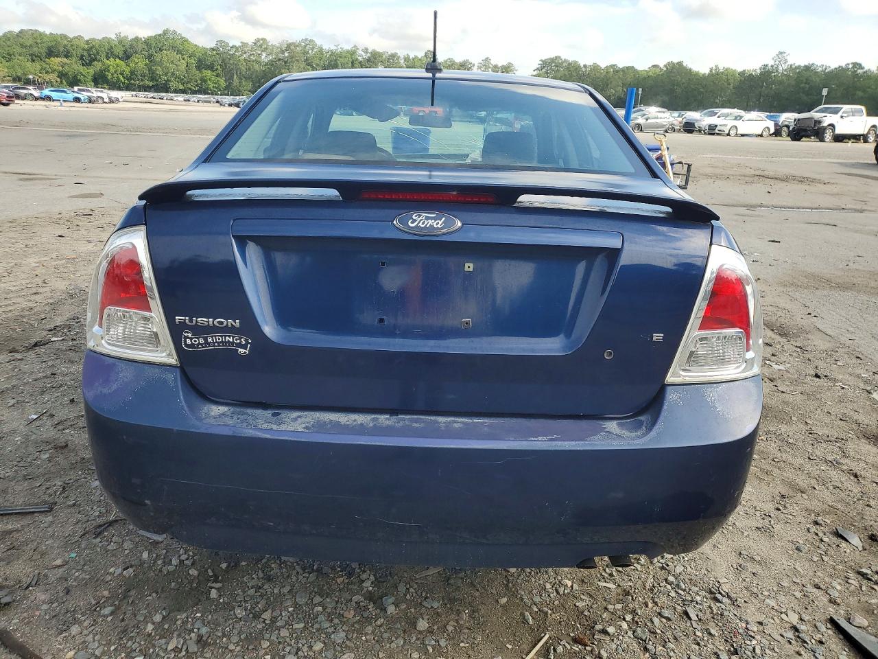 2007 Ford Fusion Se Blue vin: 3FAHP07Z97R211314