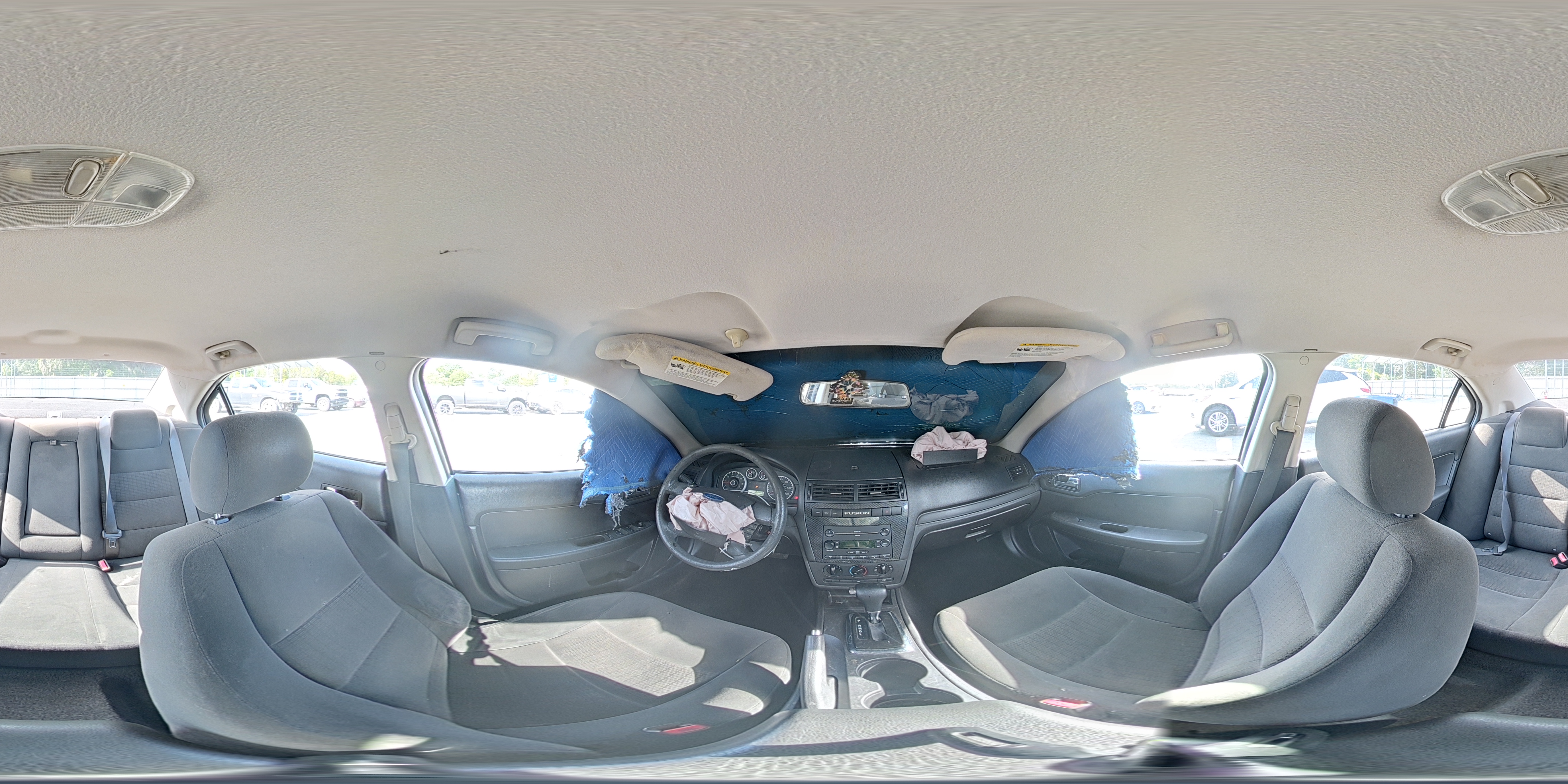 2007 Ford Fusion Se Blue vin: 3FAHP07Z97R211314