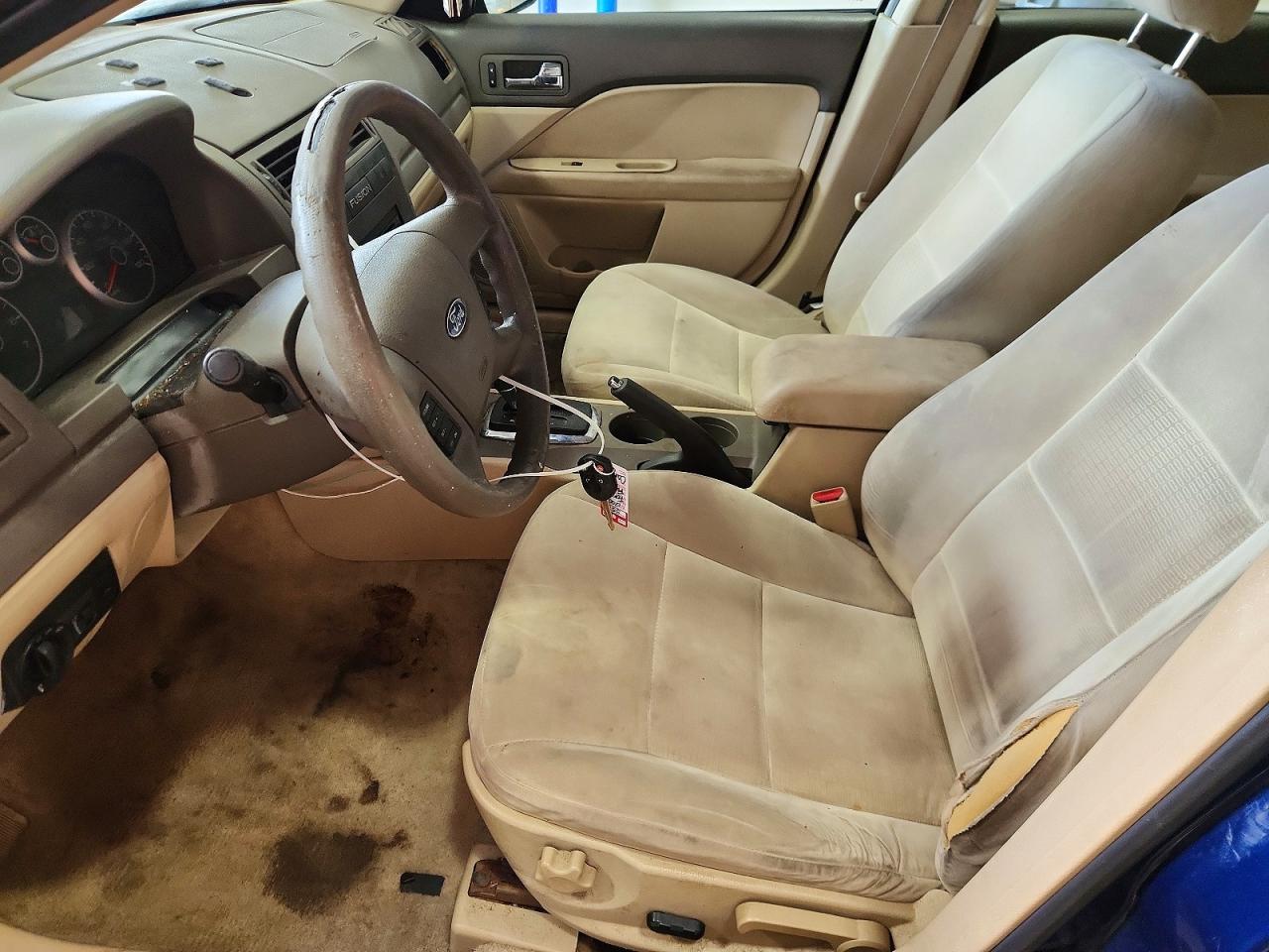 2007 Ford Fusion Se Blue vin: 3FAHP07Z97R265437