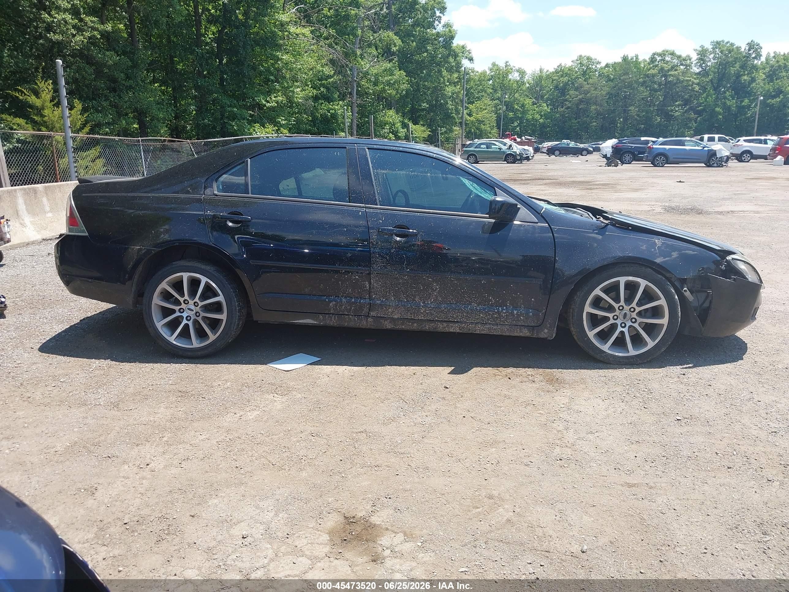 2008 Ford Fusion Se Black vin: 3FAHP07Z98R151164