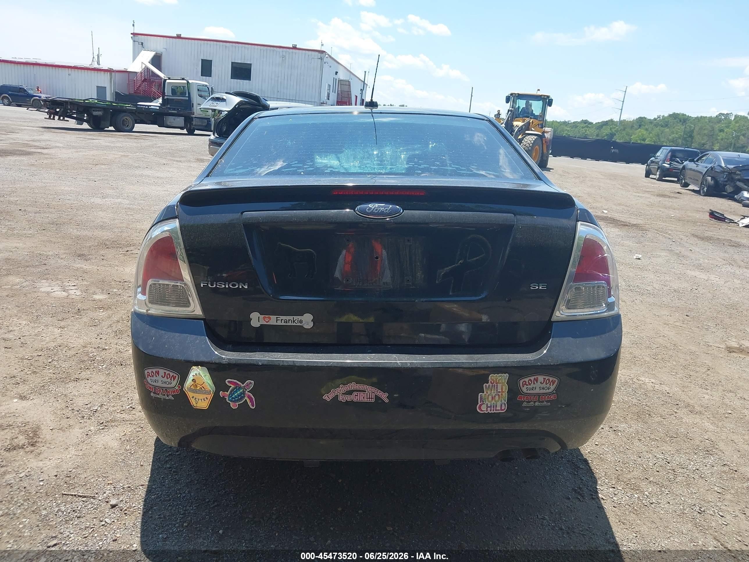 2008 Ford Fusion Se Black vin: 3FAHP07Z98R151164