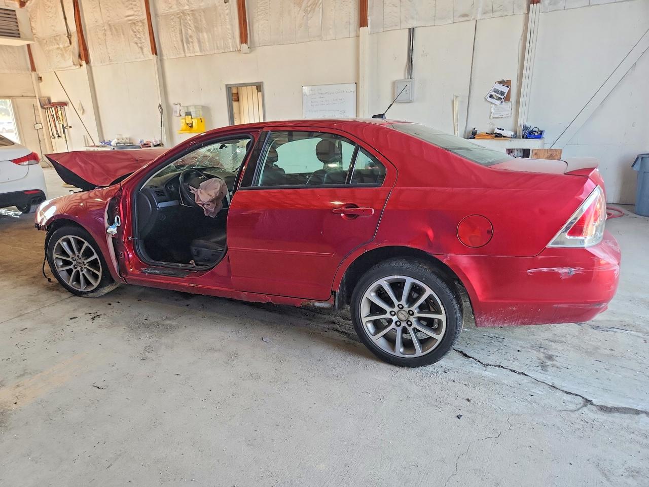 2008 Ford Fusion Se Maroon vin: 3FAHP07Z98R169342