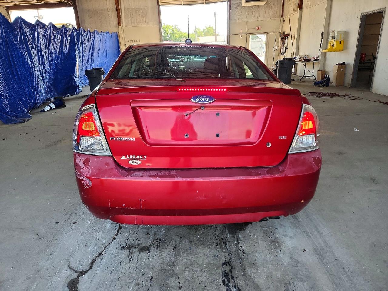 2008 Ford Fusion Se Maroon vin: 3FAHP07Z98R169342