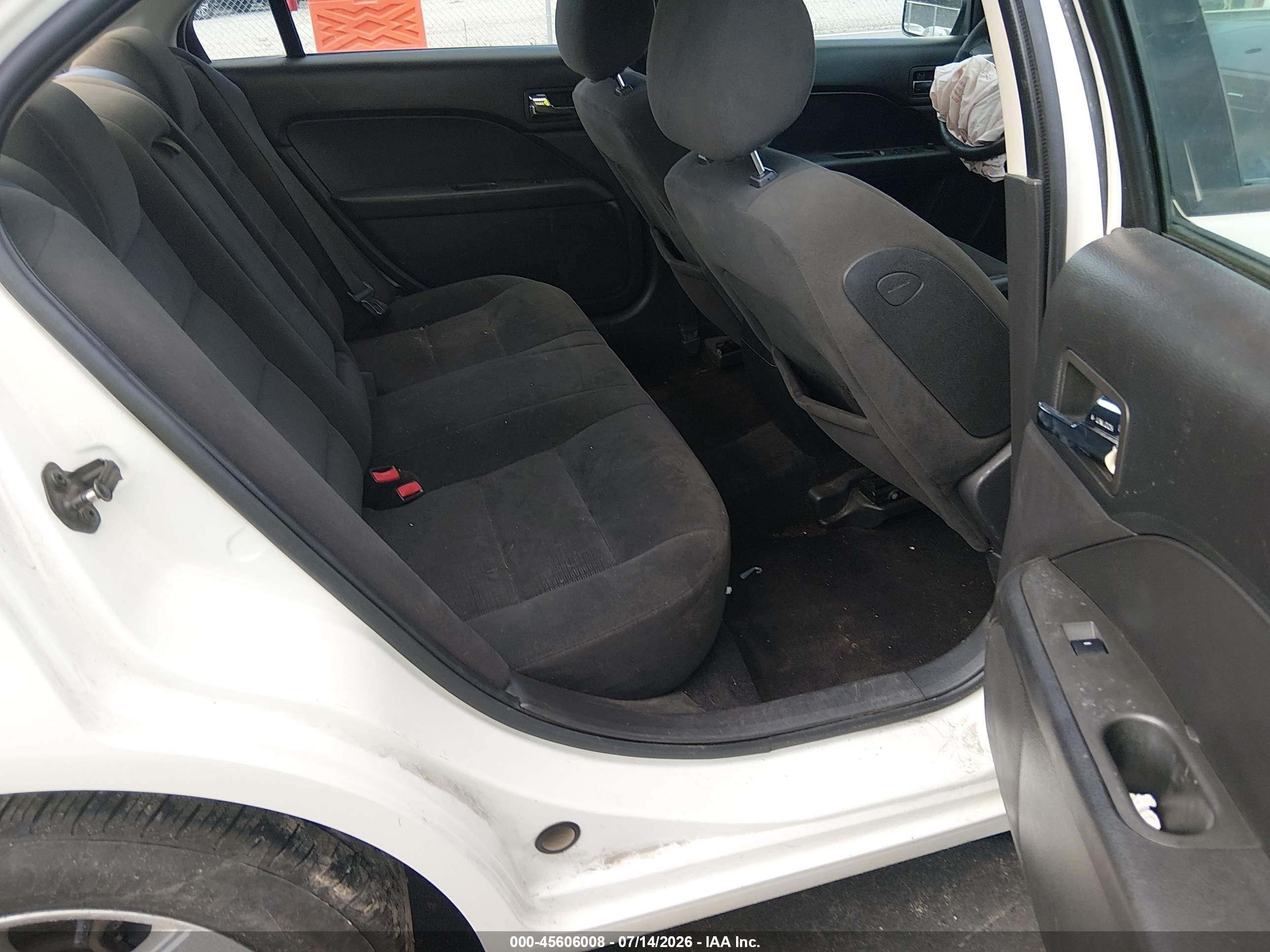 2008 Ford Fusion Se White vin: 3FAHP07Z98R207930