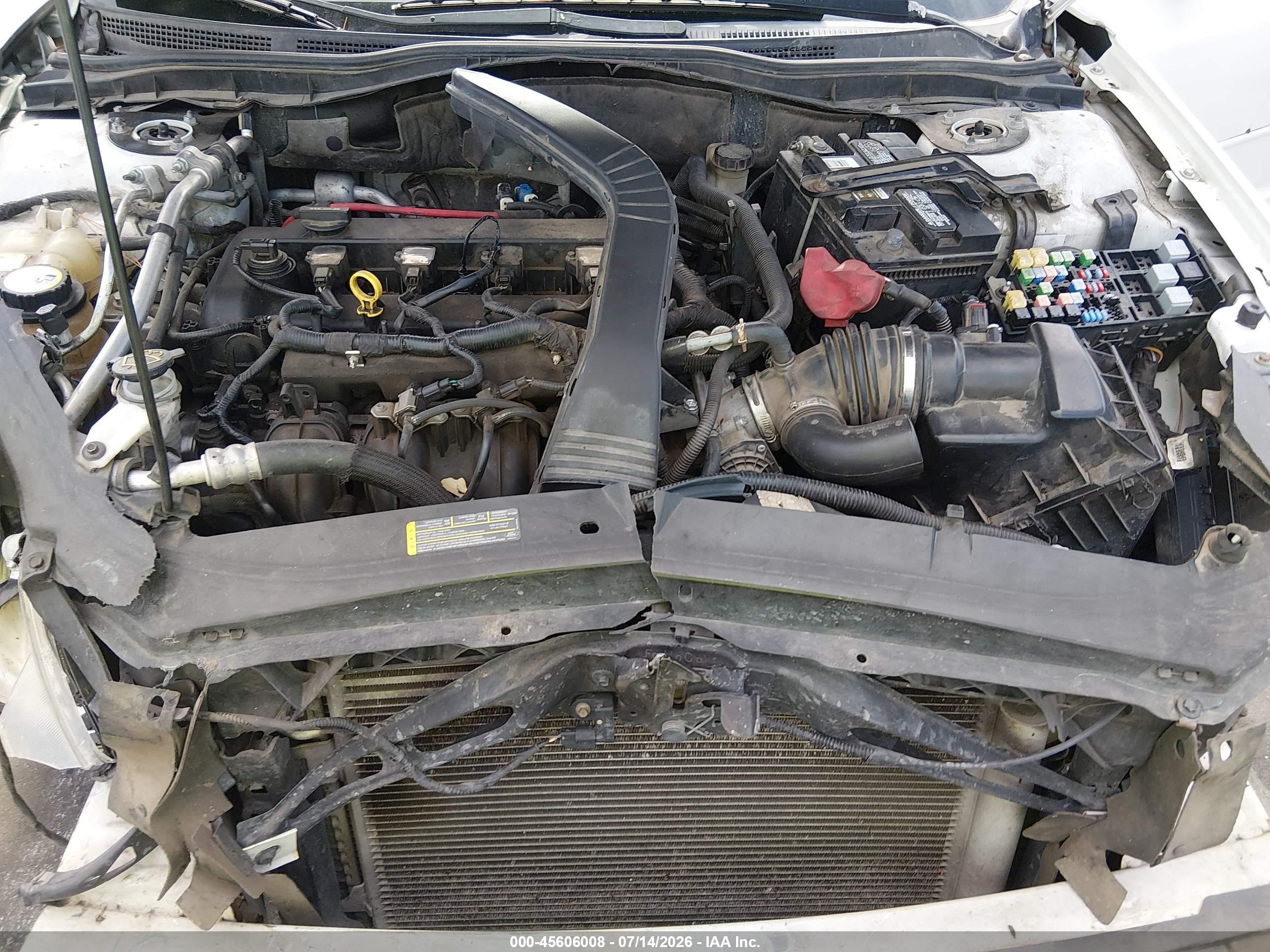 2008 Ford Fusion Se White vin: 3FAHP07Z98R207930
