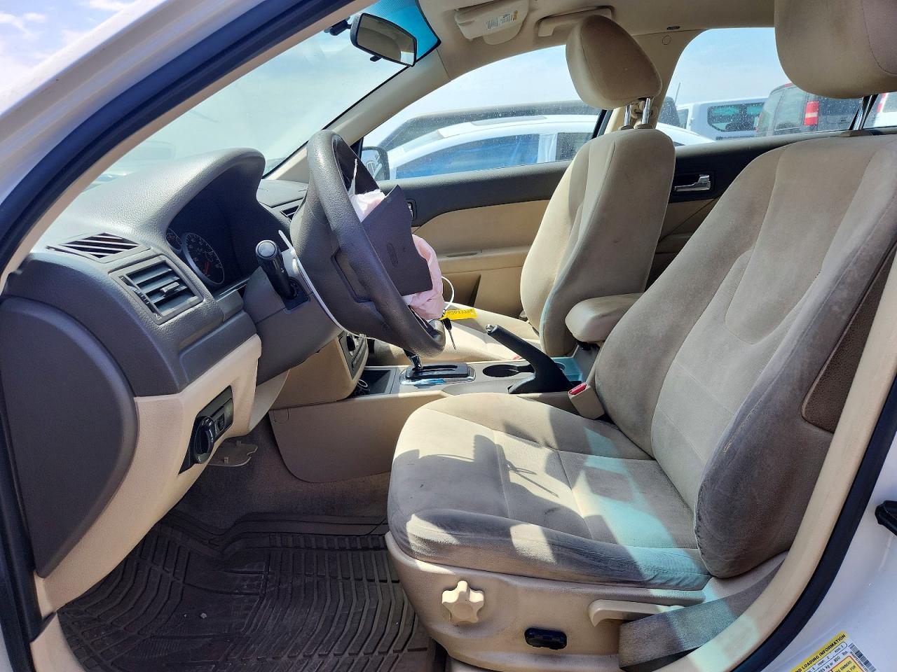2009 Ford Fusion Se White vin: 3FAHP07Z99R120174