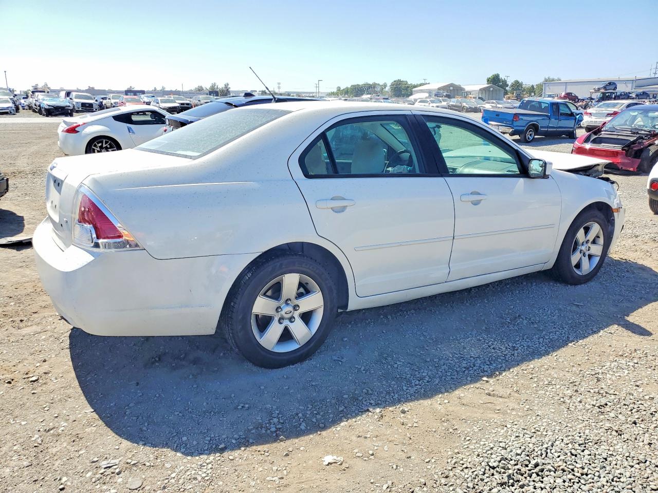 2009 Ford Fusion Se White vin: 3FAHP07Z99R120174