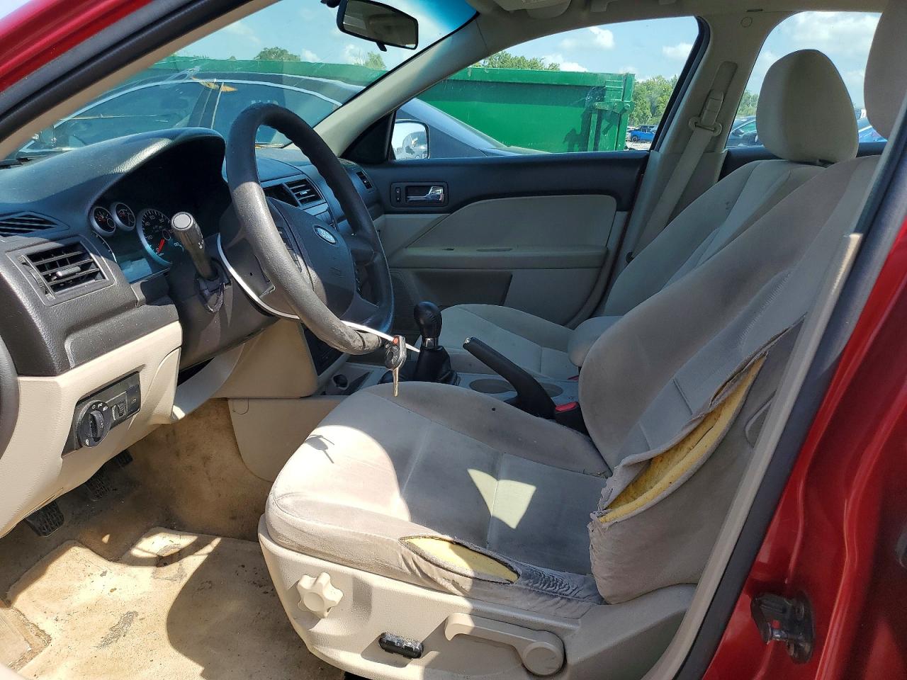 2009 Ford Fusion Se Red vin: 3FAHP07Z99R130879