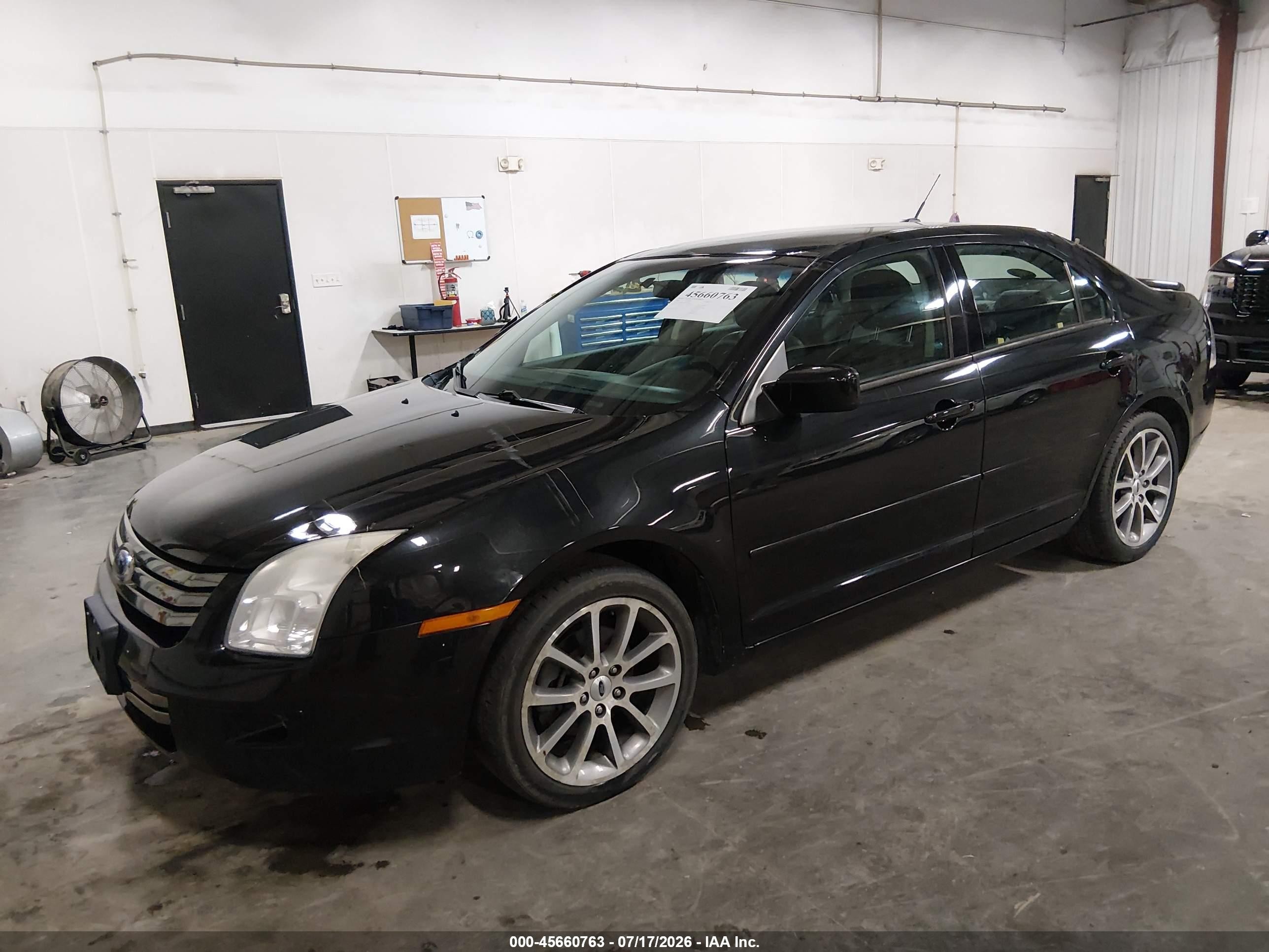 2009 Ford Fusion Se Черный vin: 3FAHP07Z99R171898