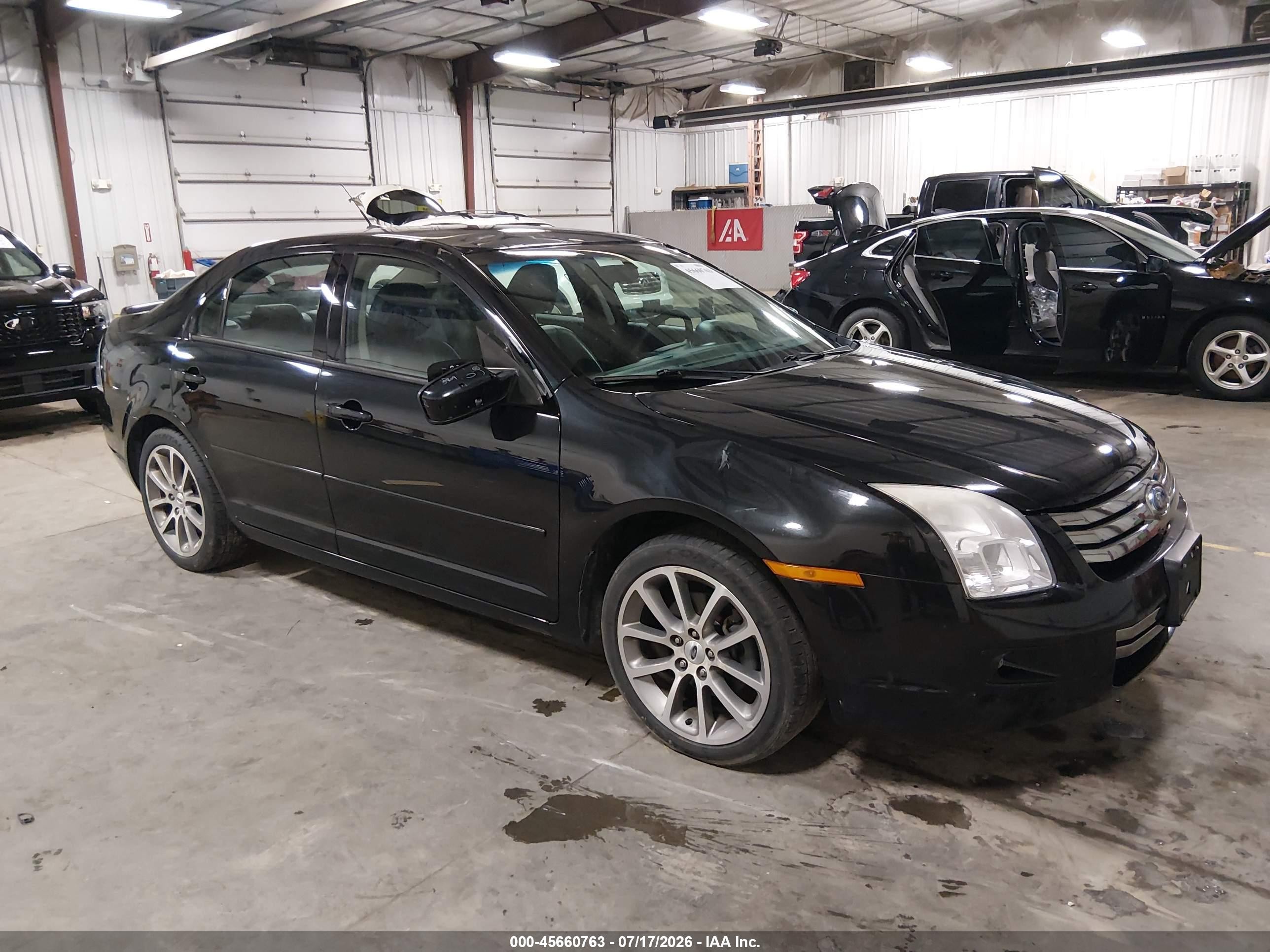 2009 Ford Fusion Se Black vin: 3FAHP07Z99R171898