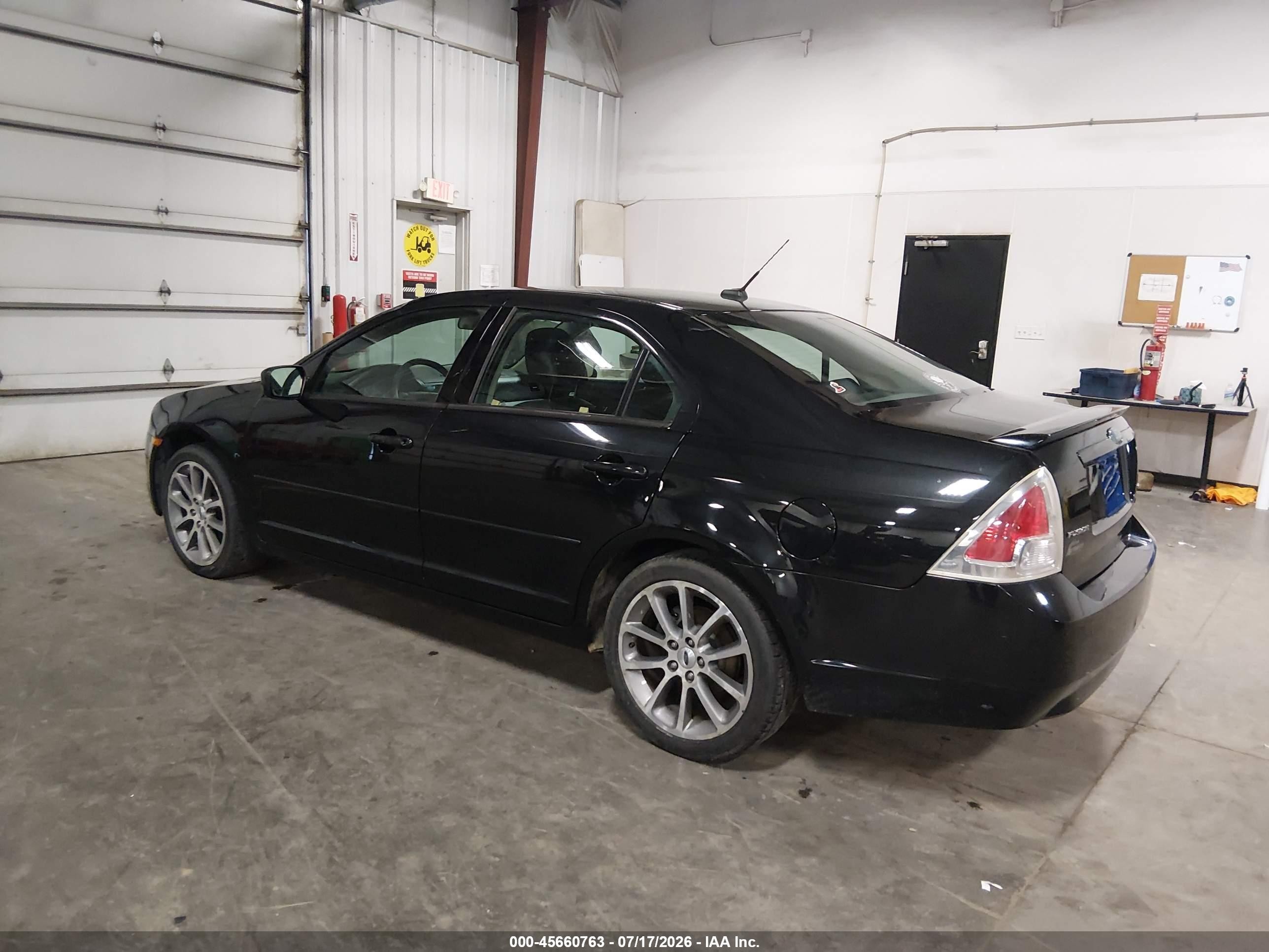 2009 Ford Fusion Se Черный vin: 3FAHP07Z99R171898
